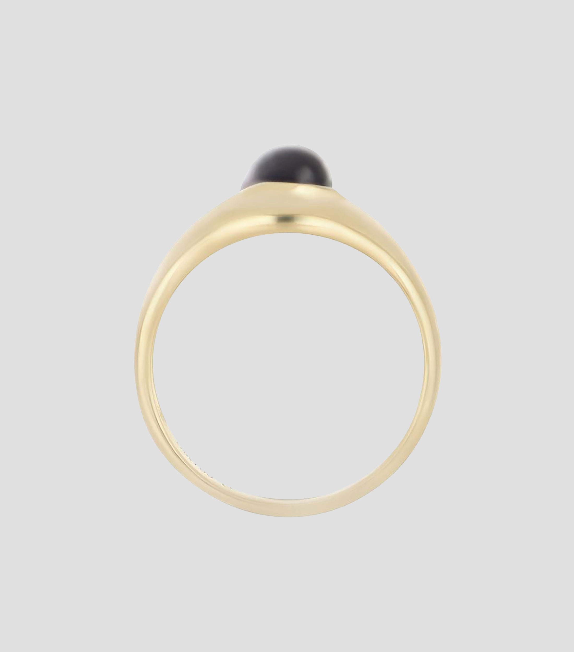 Anillo en Oro amarillo 18 Kts con granate natural Mujer