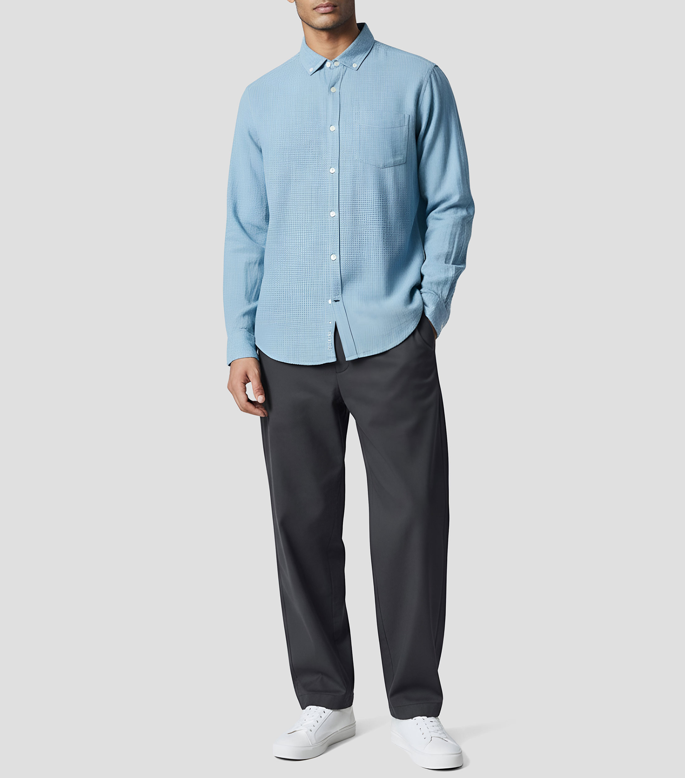 Camisa fantasía manga larga Hombre