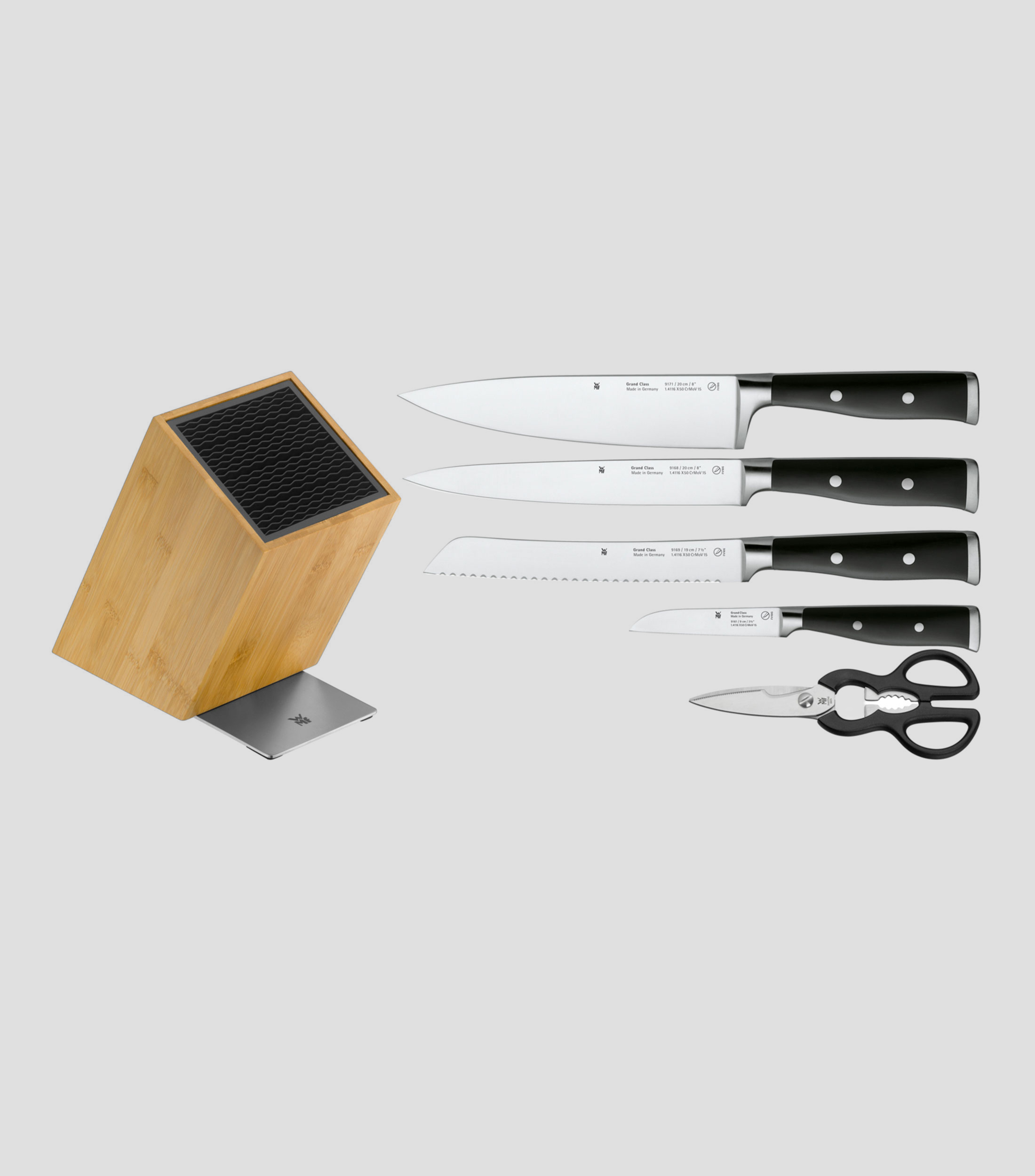 Bloque de cuchillos 6 piezas Grand Class