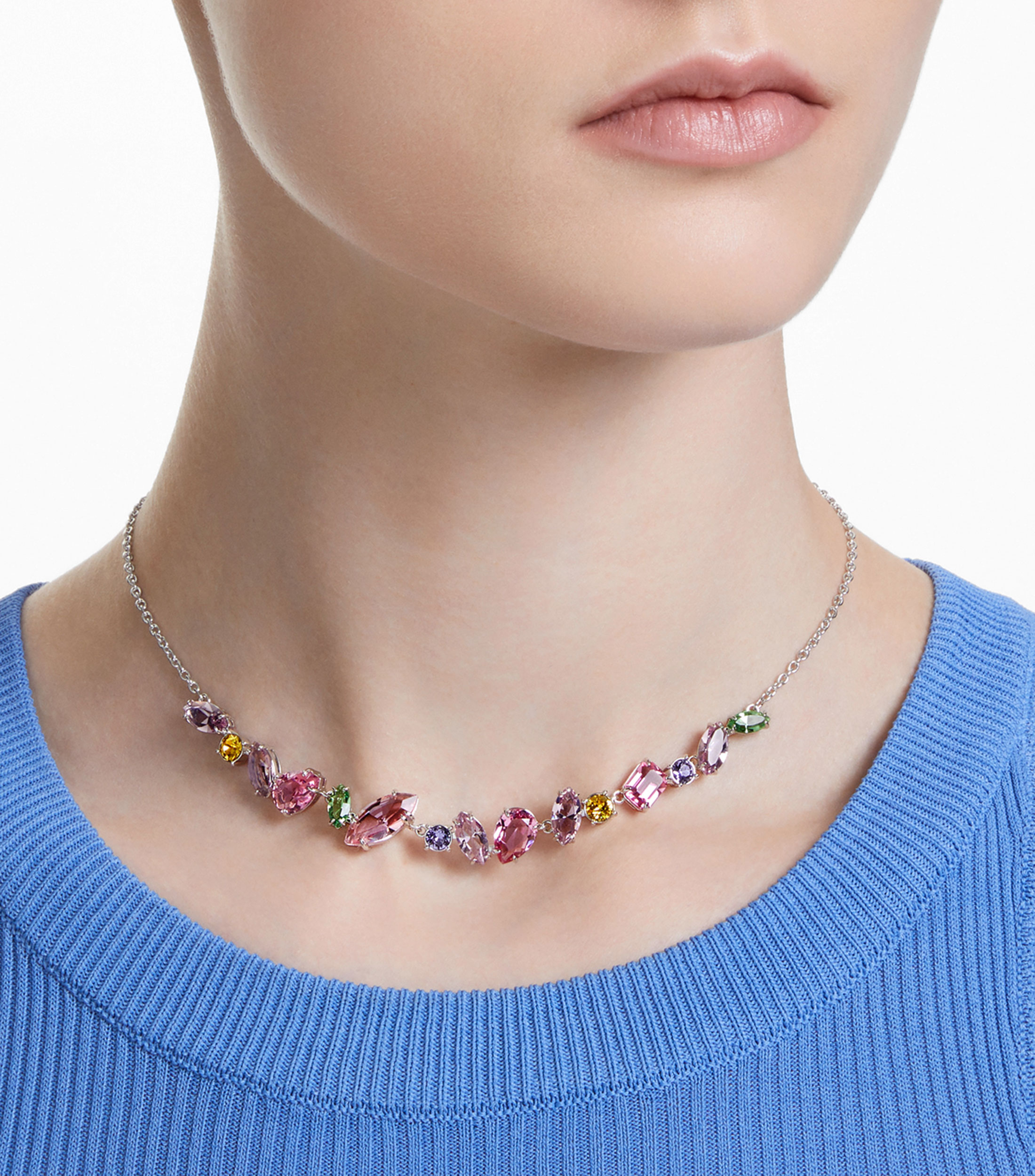 Collar Gema con Cristales Mujer