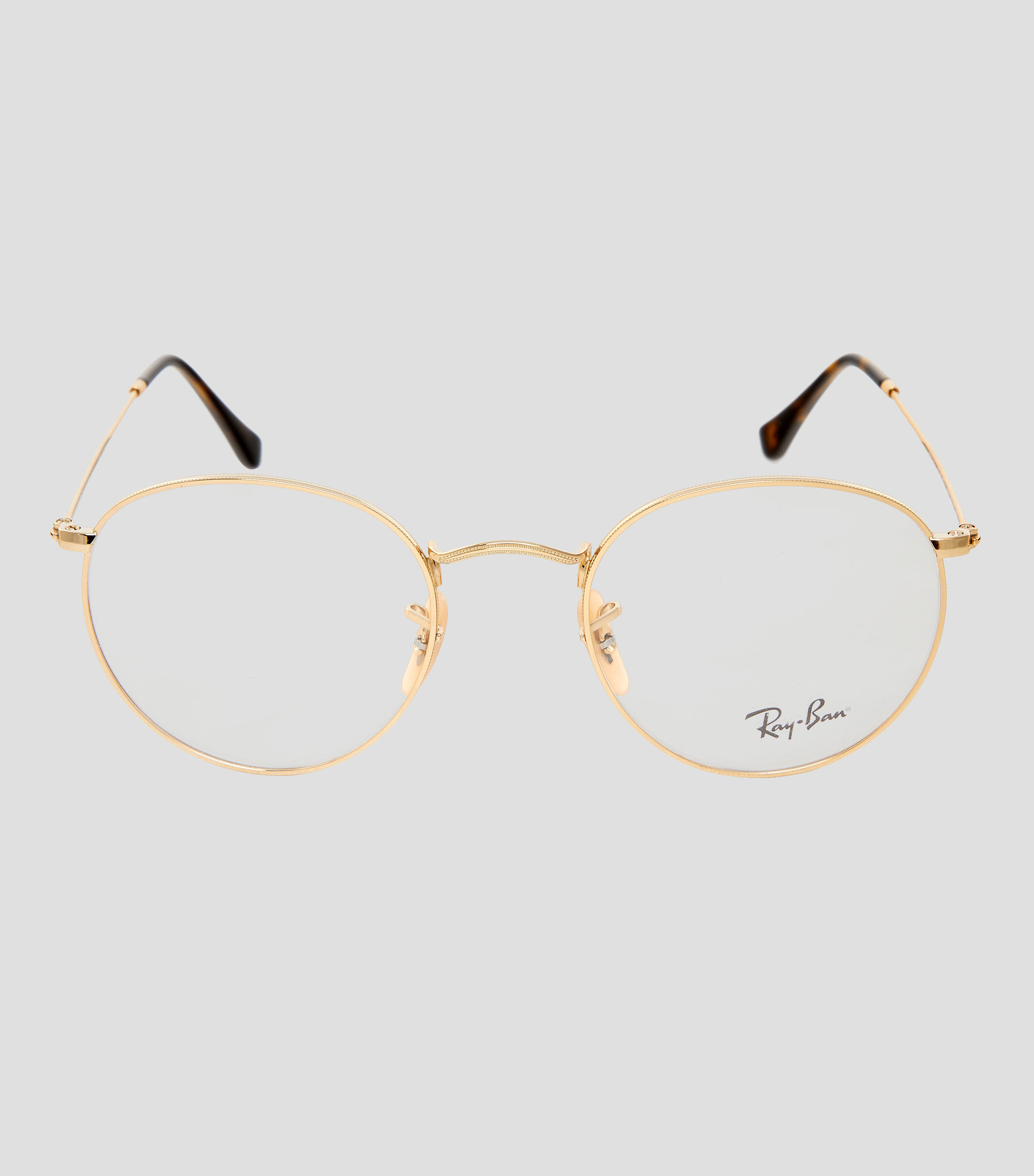 Lentes oftálmicos Redondos Dorados Unisex