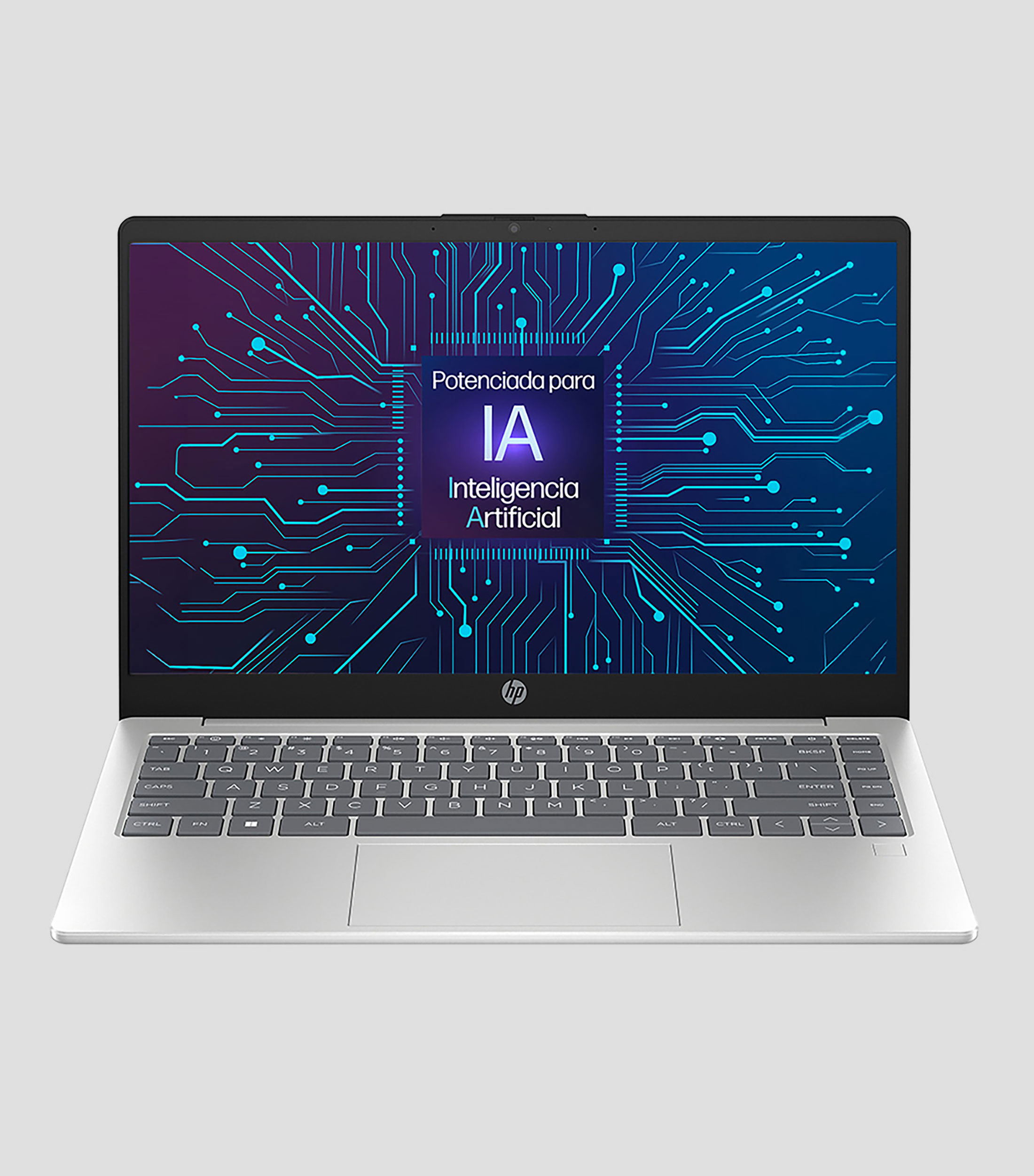 Laptop HP 14-ep1000la, Intel Core Ultra 5, 16 GB RAM, 512 GB SSD, Plateado natural