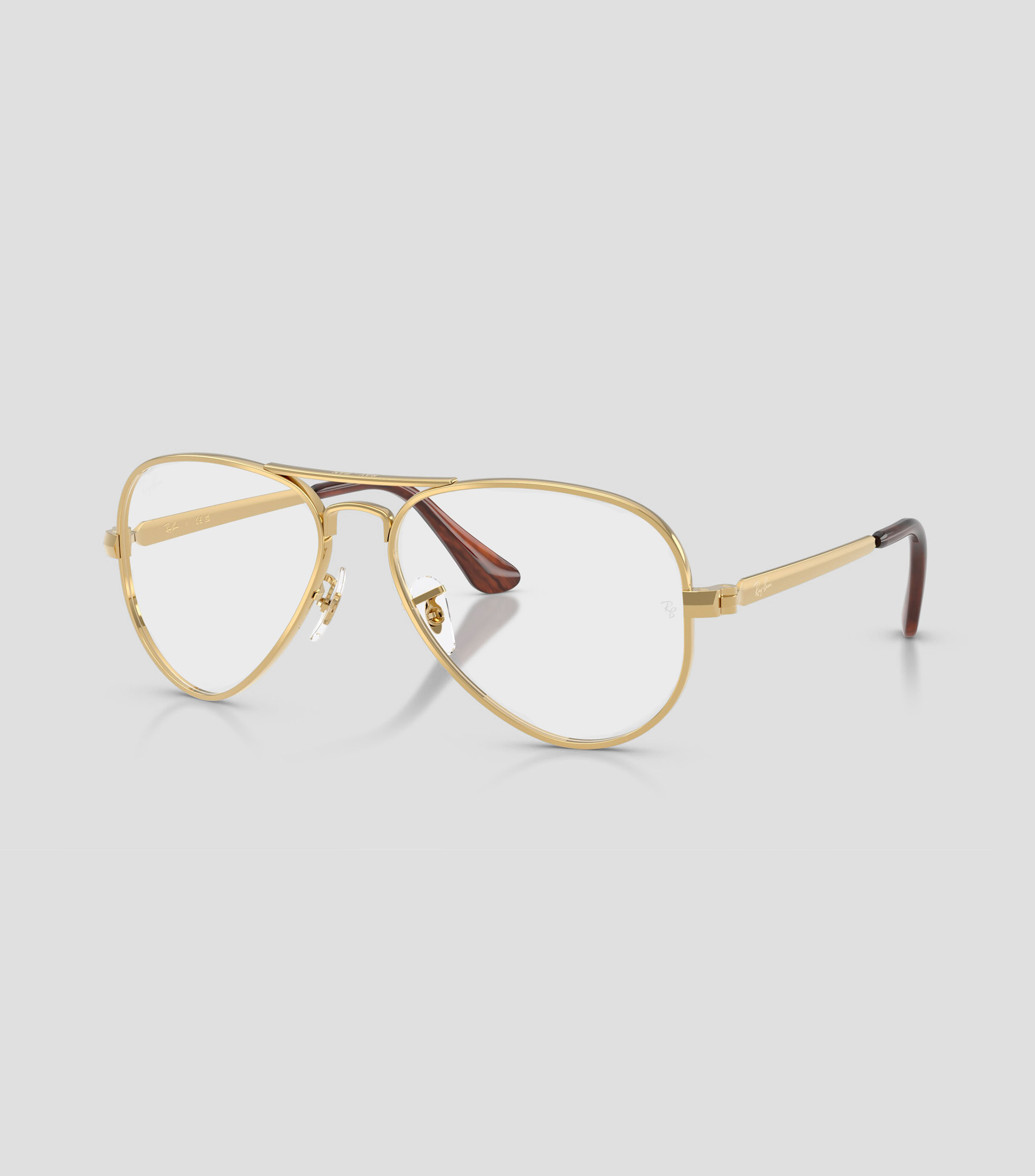 Lentes tipo aviador dorados Unisex