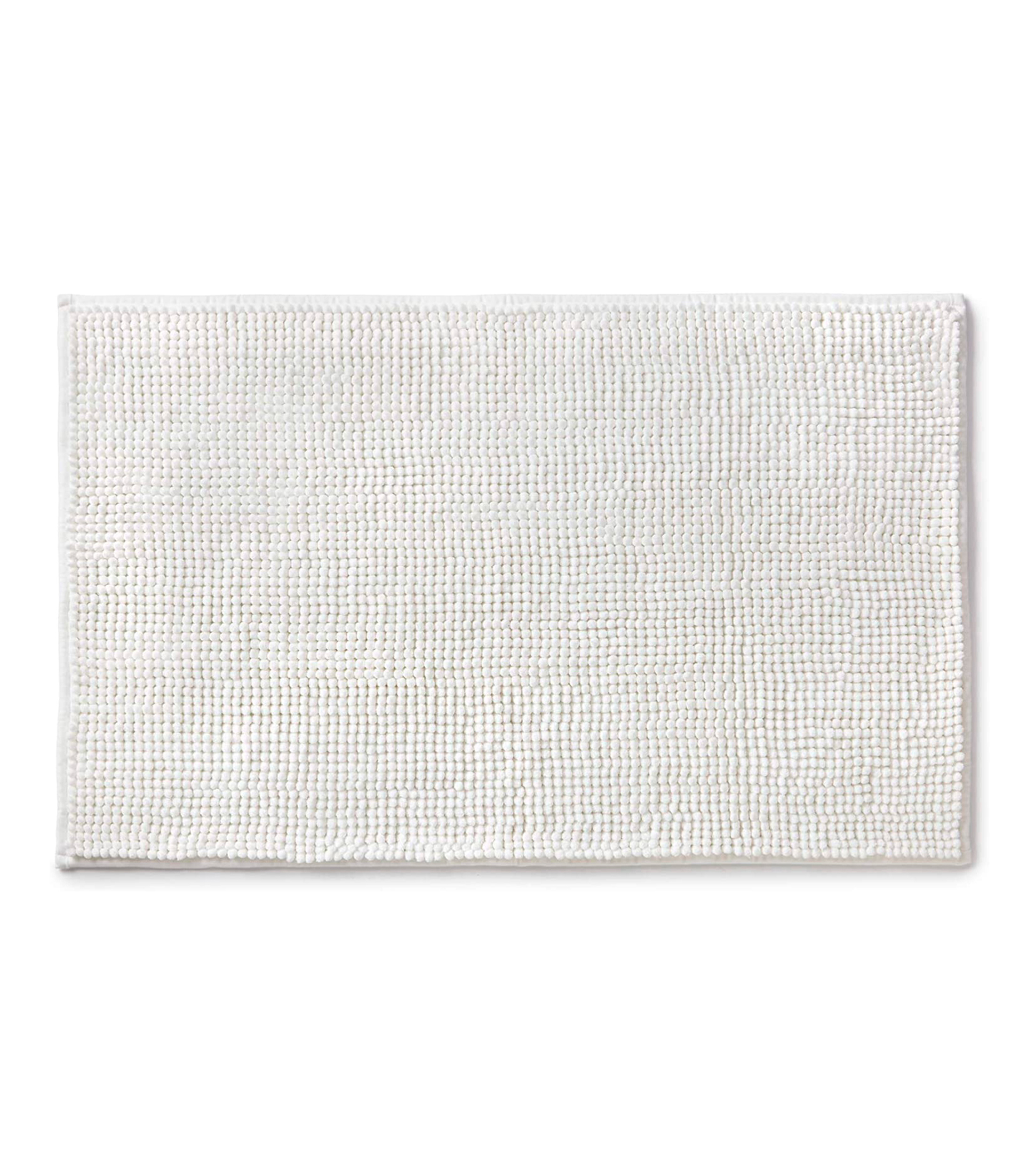 Alfombra Microfibra Blanca 80X50Cm