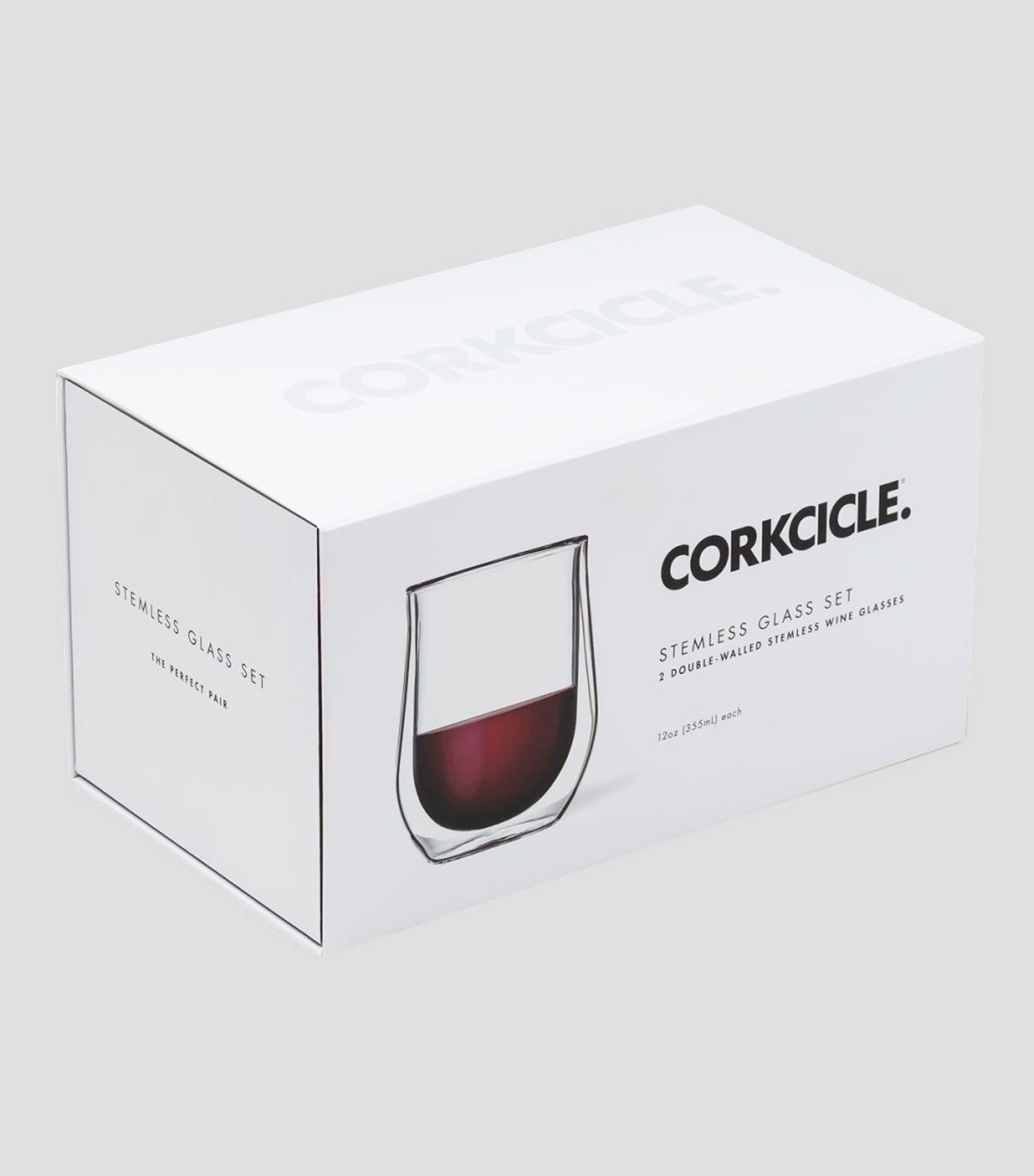 Set 2 Vasos para Vino con Doble Pared