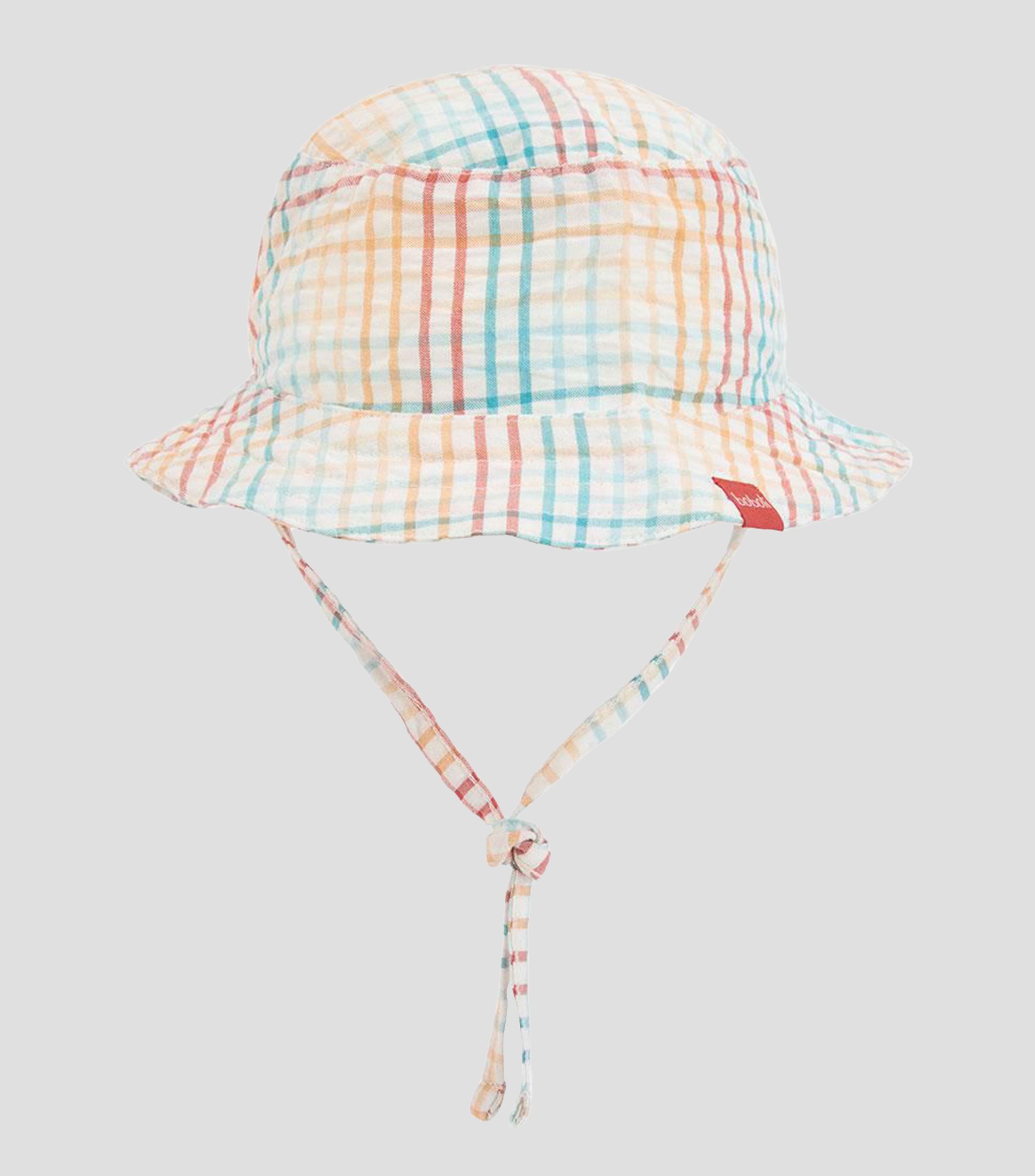 Gorro pescador con cuadros Bebé
