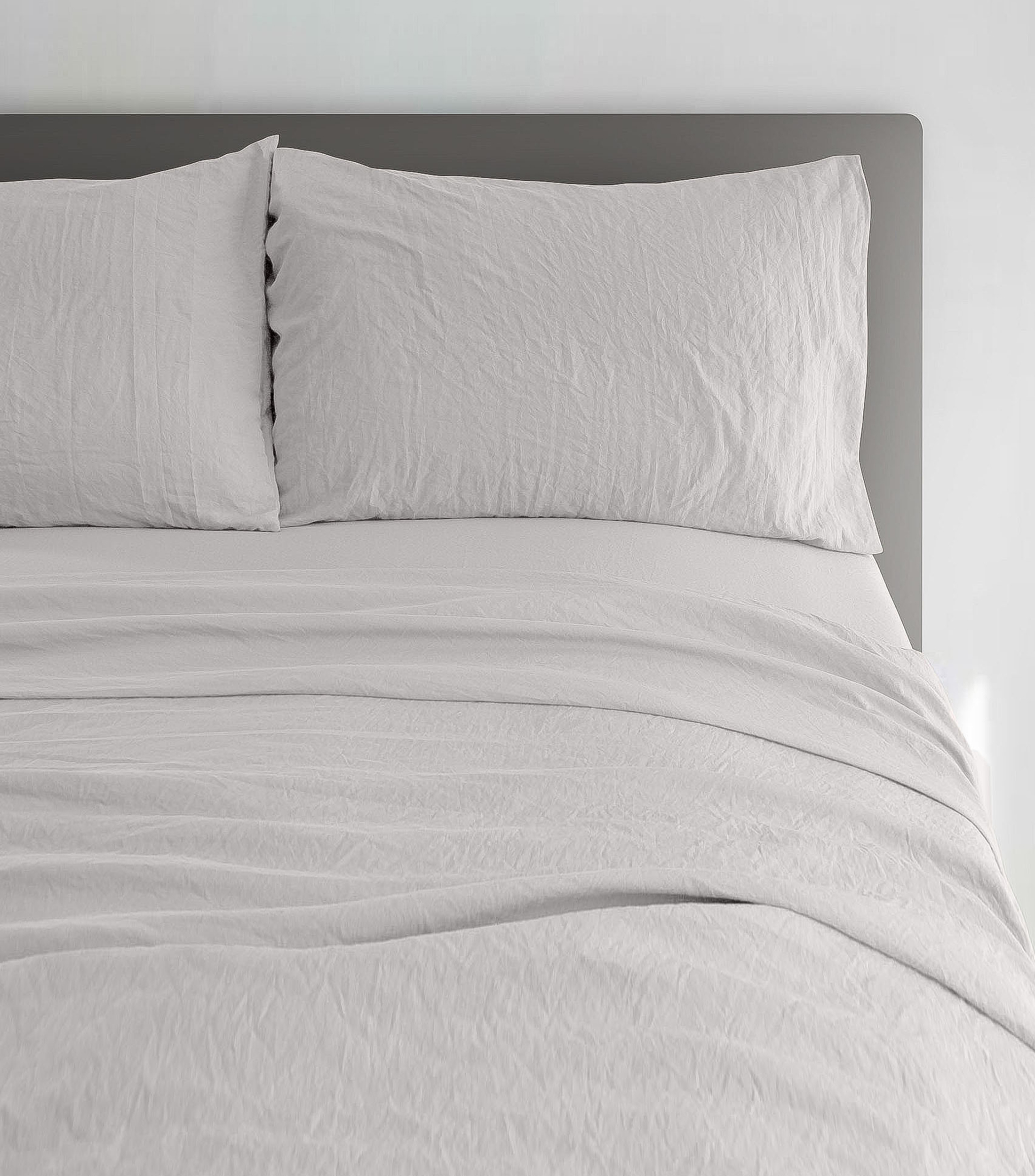 Juego de sábanas King Size Linette Gris yeso