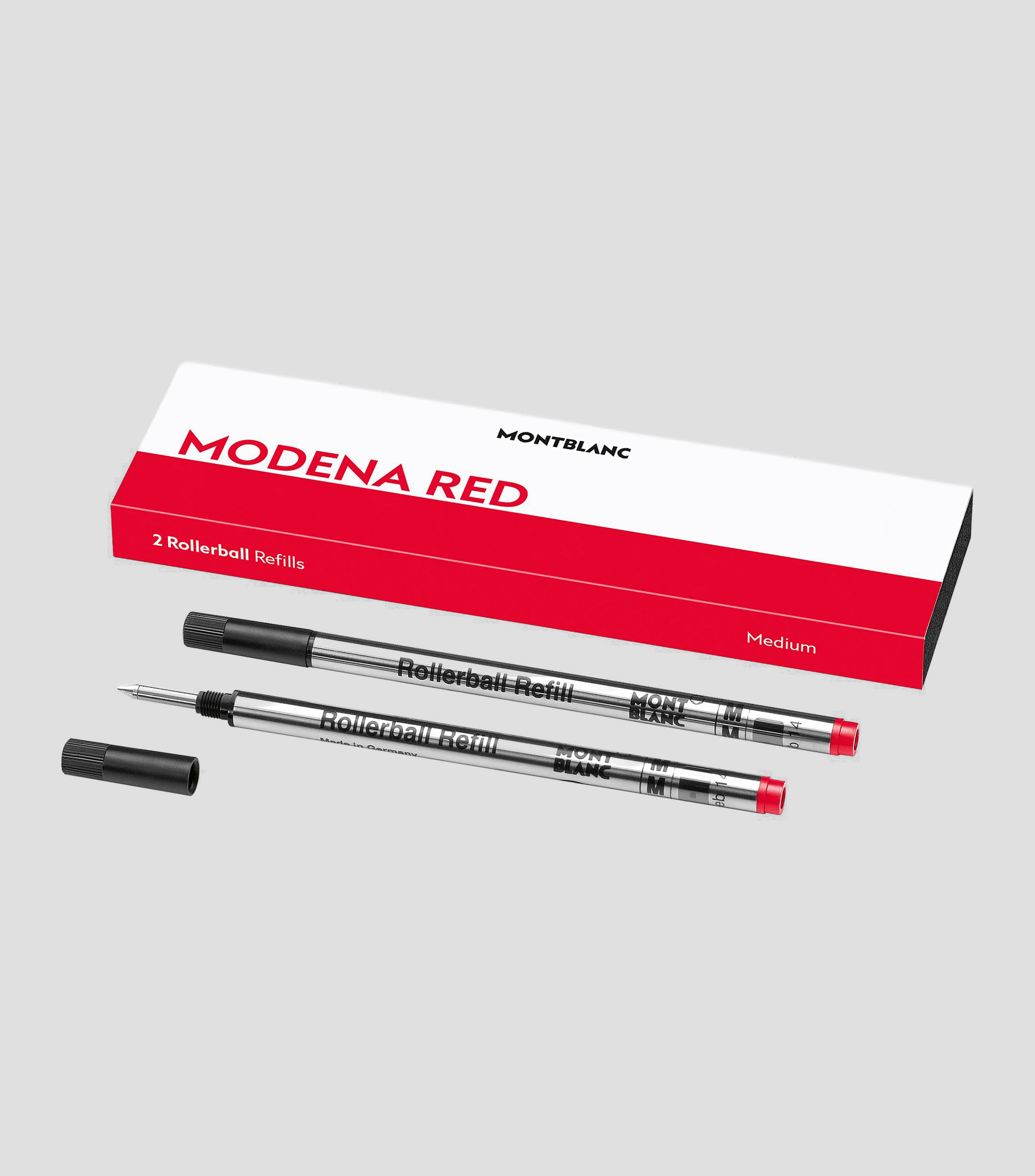 Set 2Recambios para Rollerball Modena Red