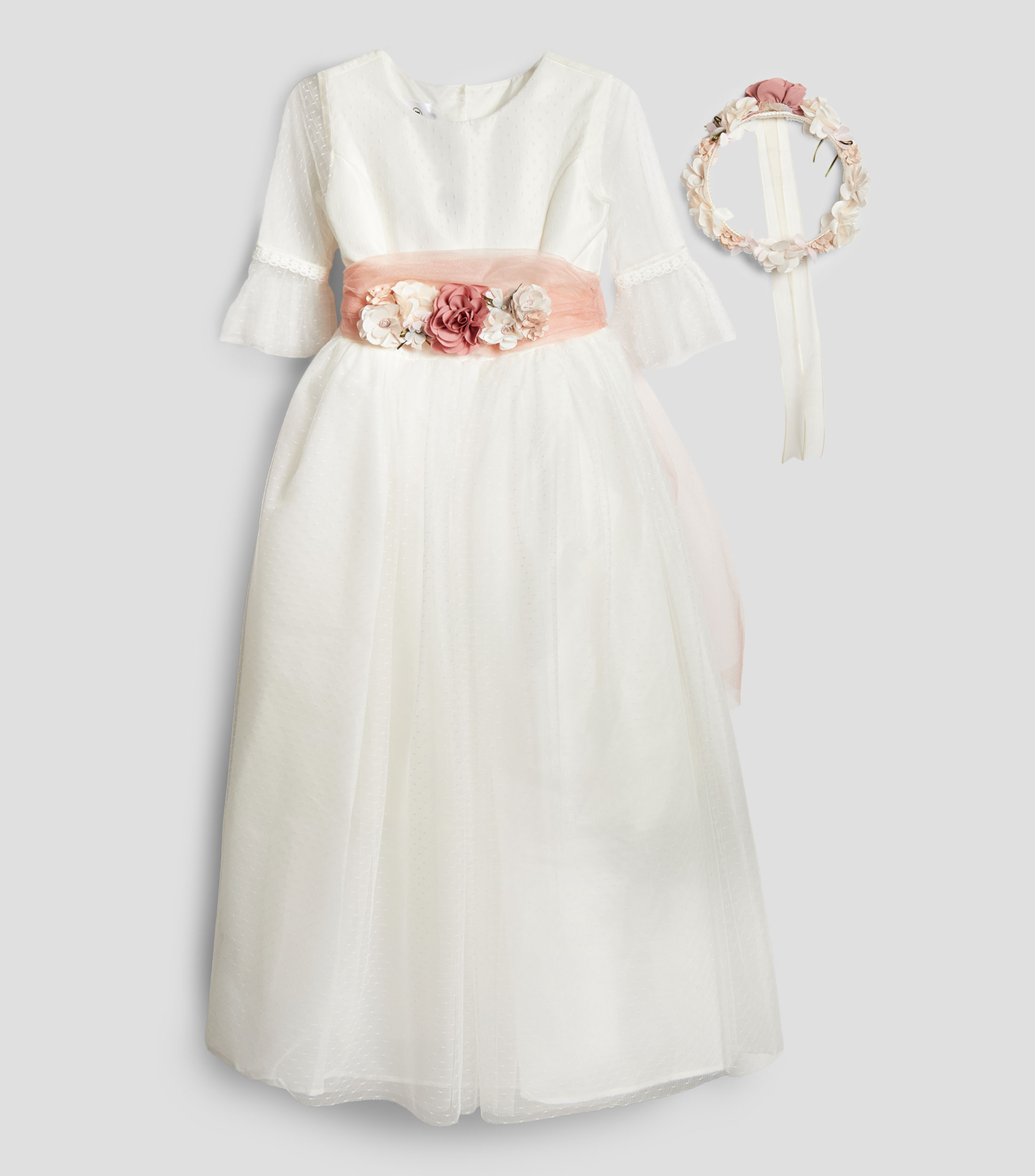 Vestido largo liso Niña