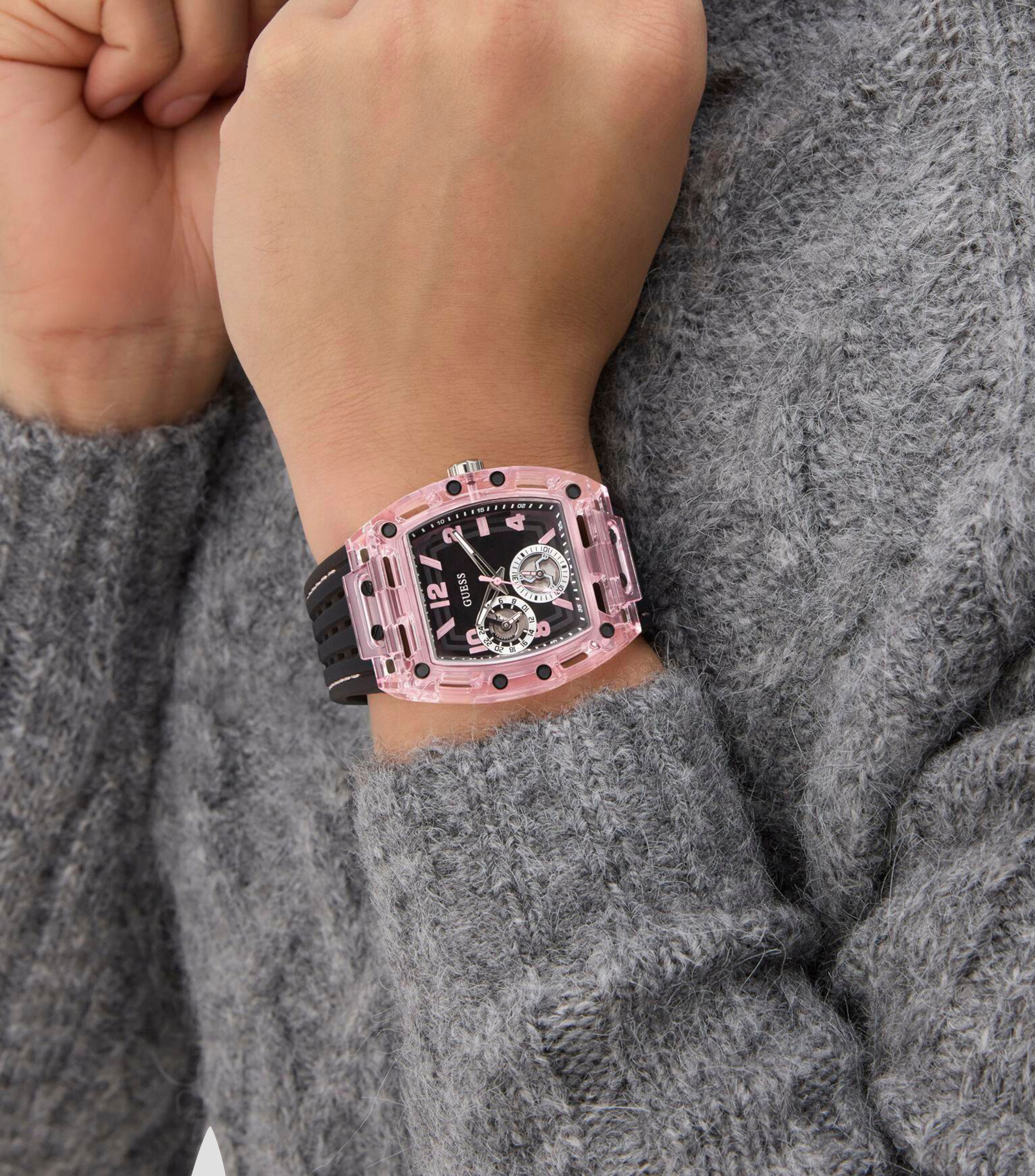 Reloj para hombre Sporting Casual, Rosa
