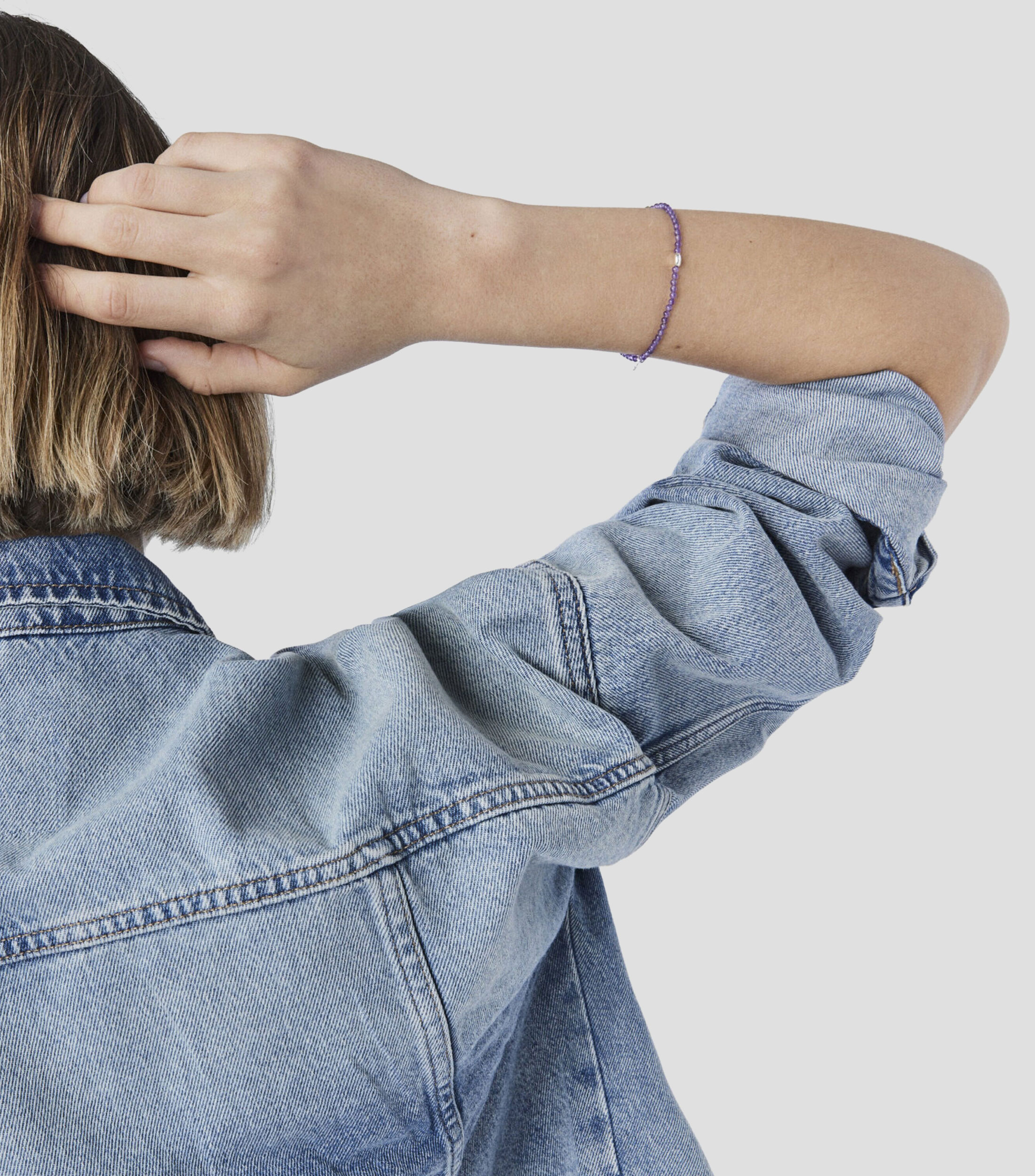 Pulsera ajustable con amatistas Joy Bits Mujer