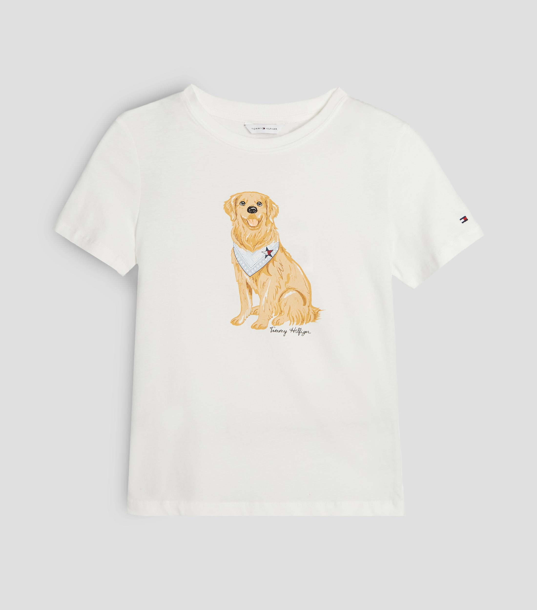 Playera cuello redondo manga corta estampada Mujer