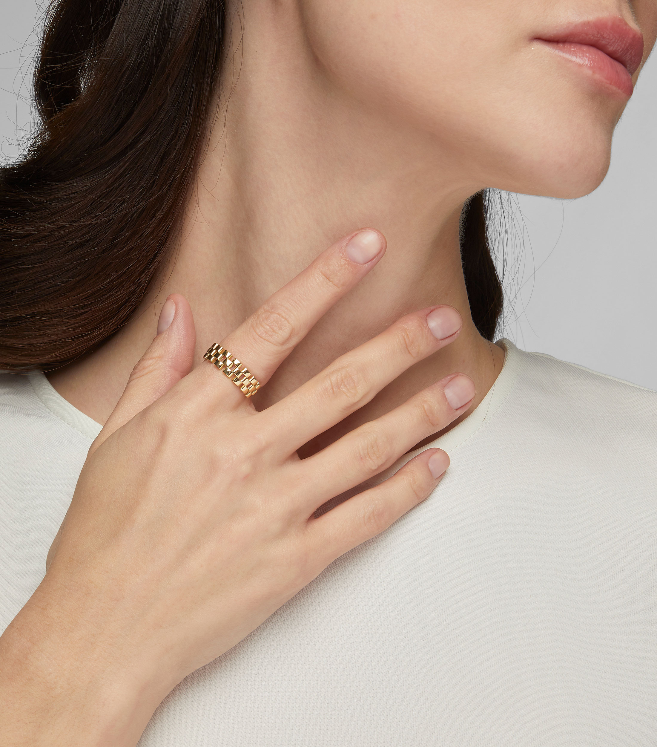 Anillo en oro de 14 kilates Mujer
