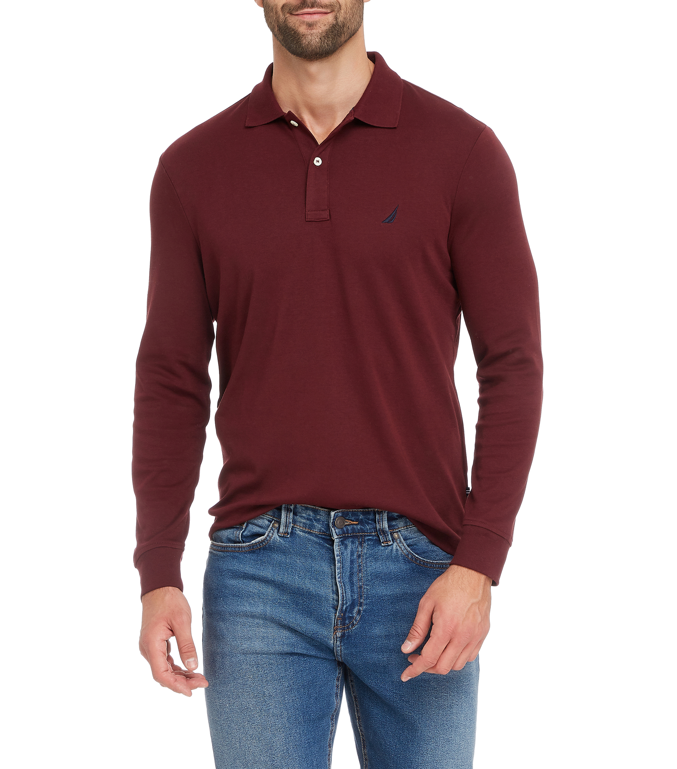 Playera nautica manga larga shop