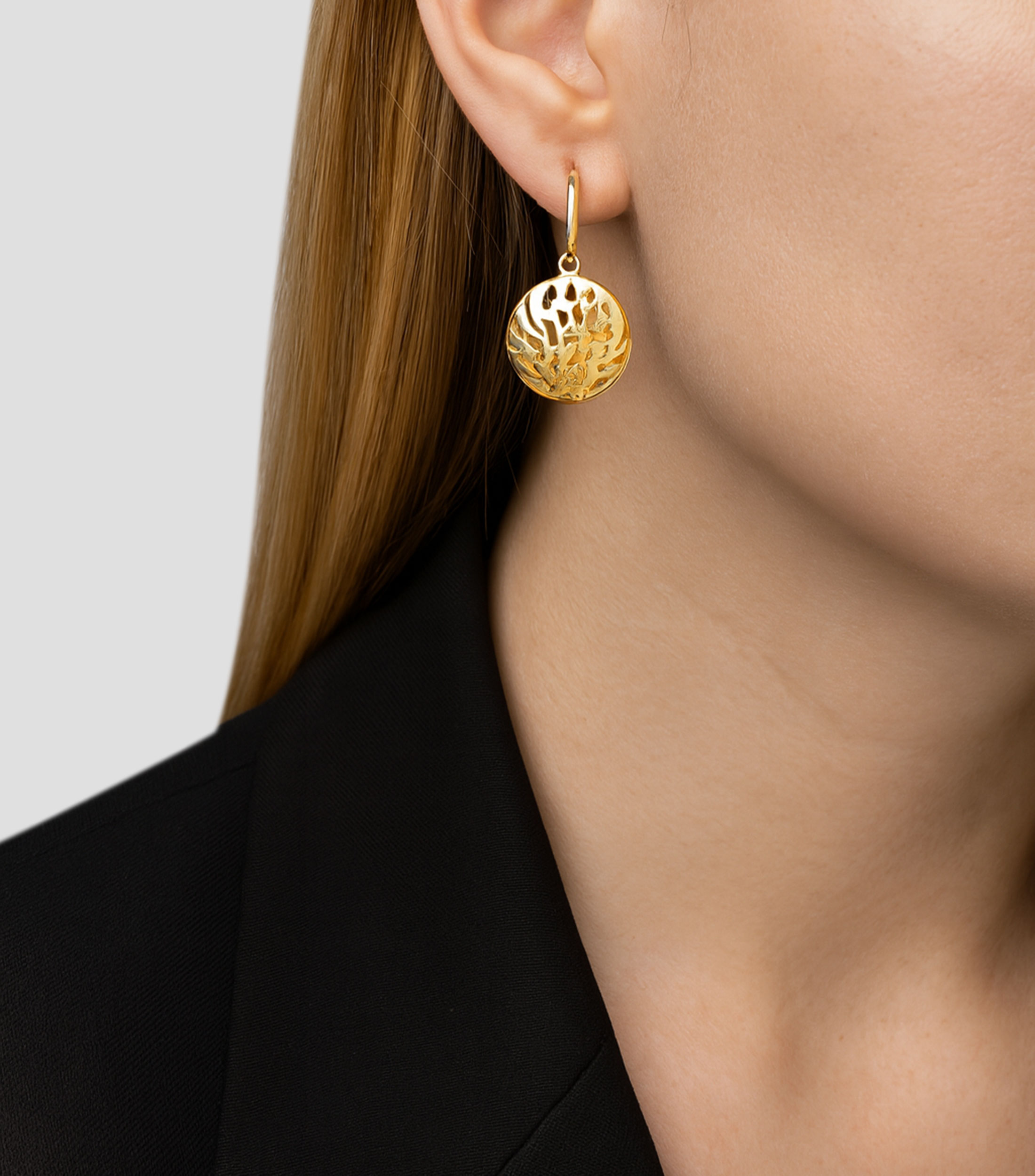 Aretes en plata .925 Árbol de la vida Mujer
