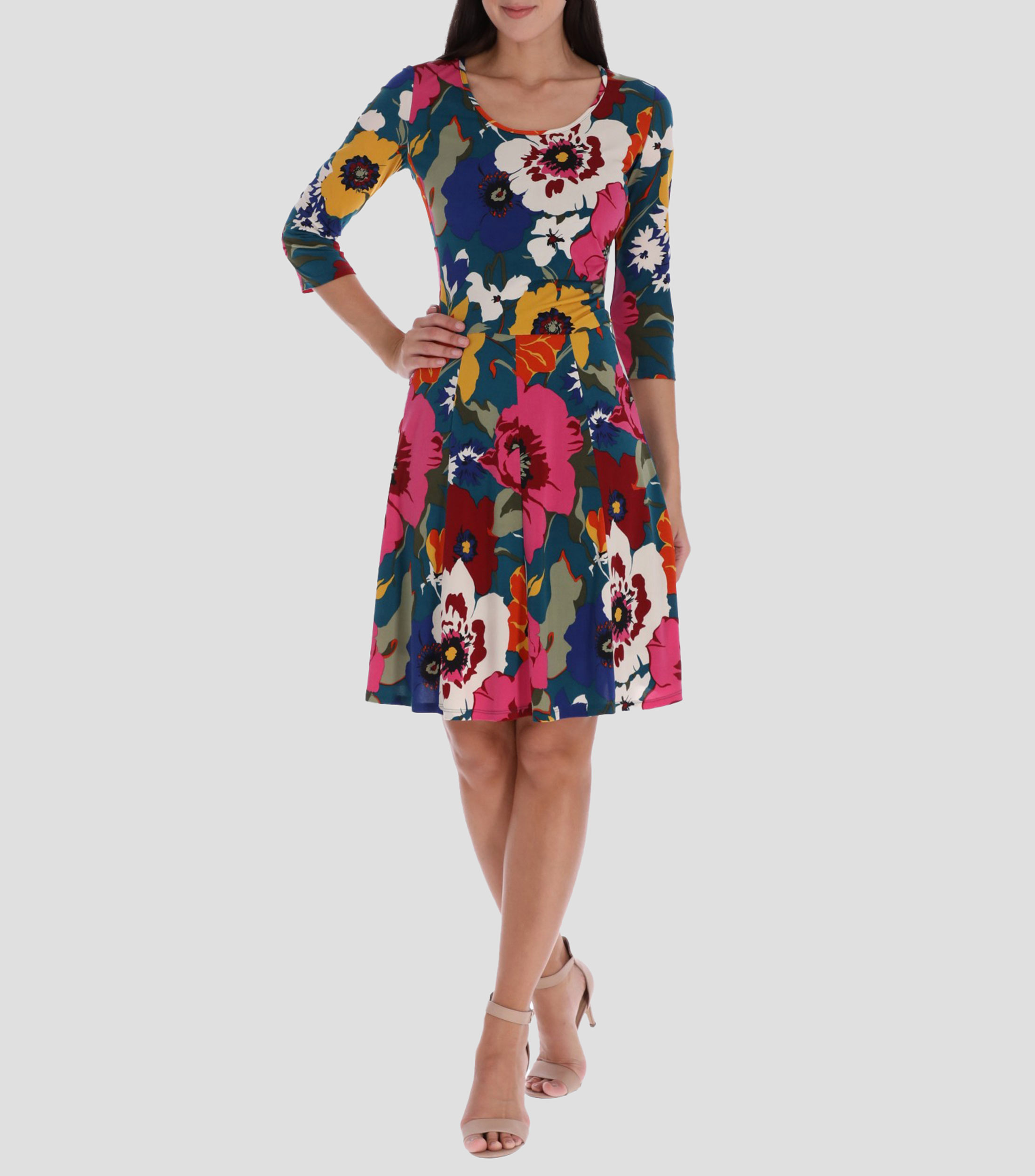 Vestido mini estampado Mujer