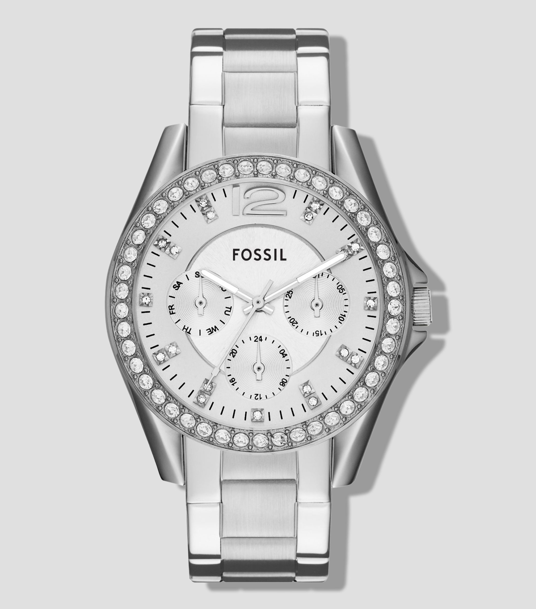 Reloj para Mujer Riley de vestir Plateado