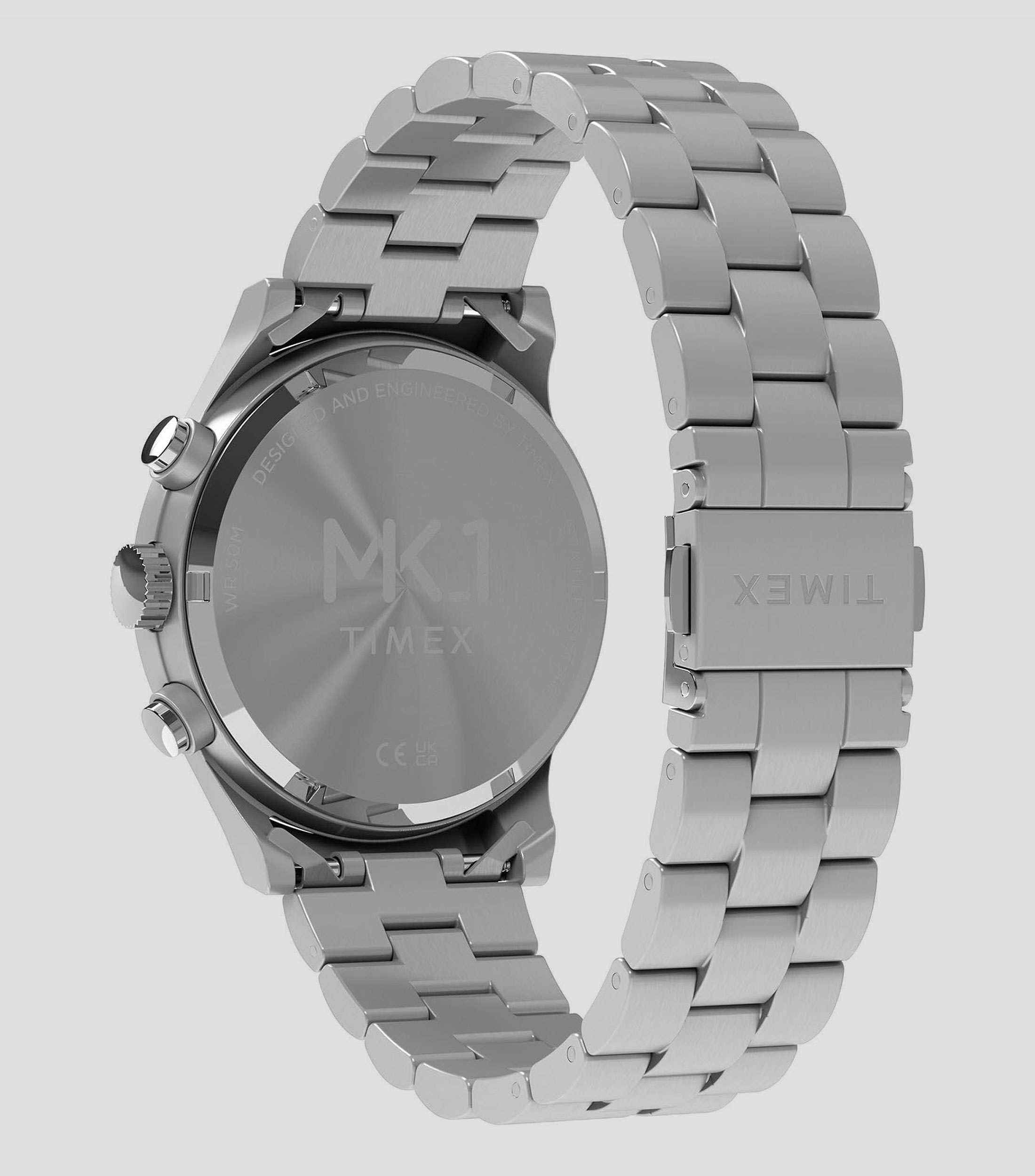 Reloj para hombre Military MK1 casual, plata