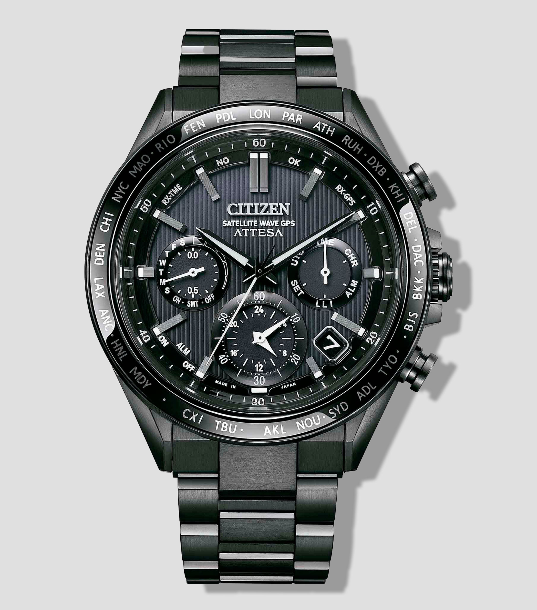 Reloj para Hombre ATTESA Timekeeping 62045 Edición Especial Negro