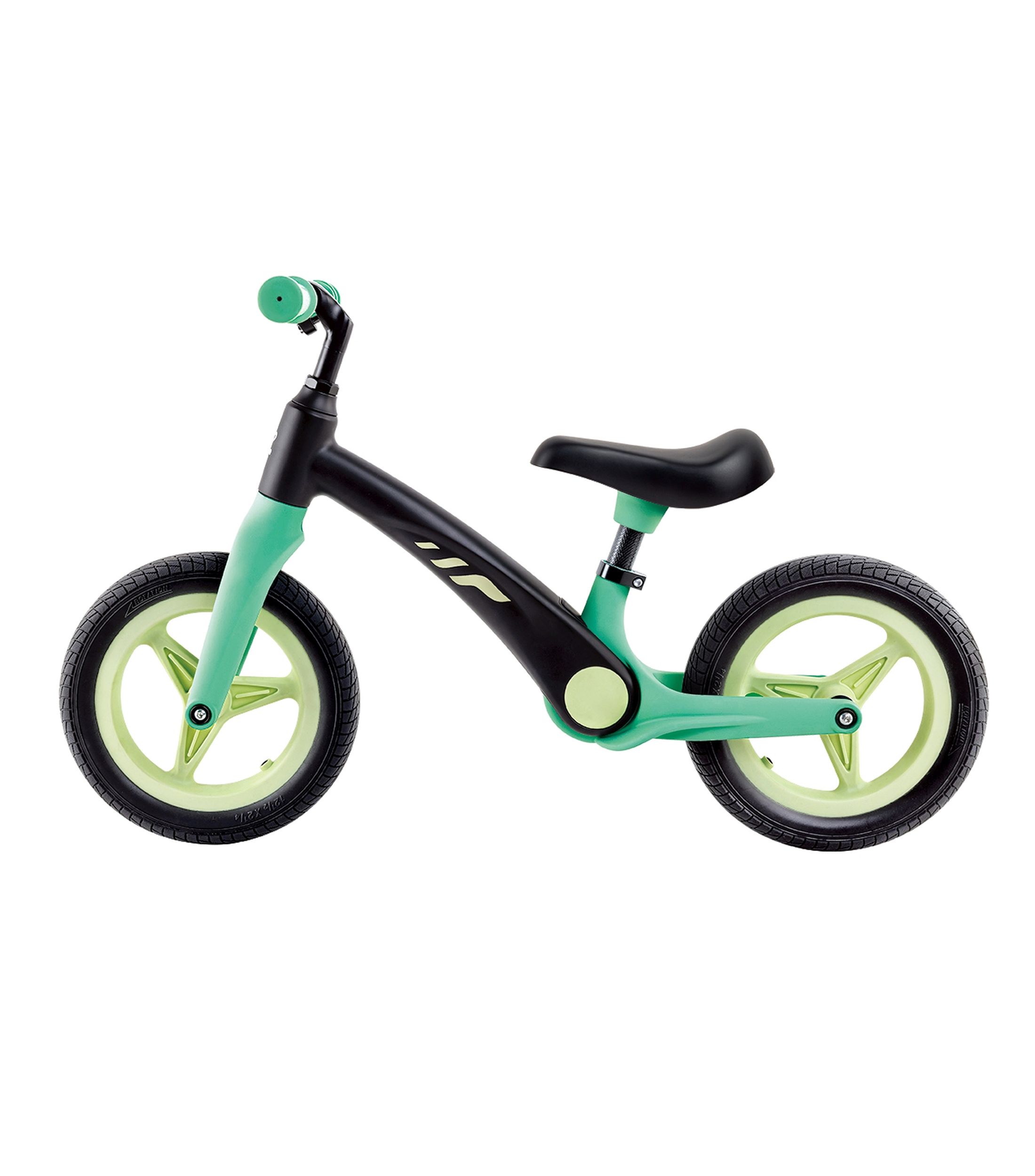 Bicicleta para bebé de equilibrio ligera sin pedales, verde