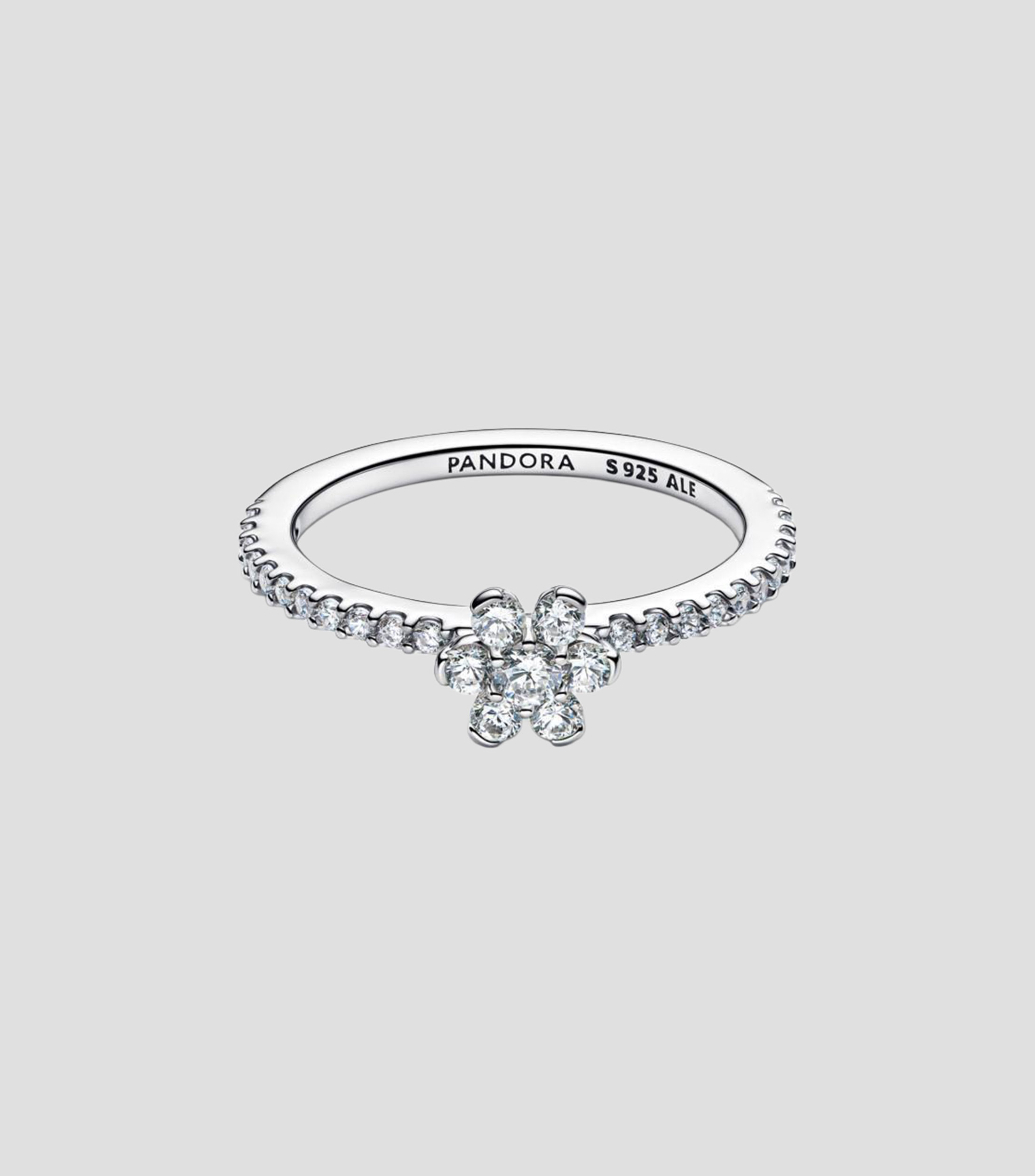 Anillo en plata esterlina Flor Mujer