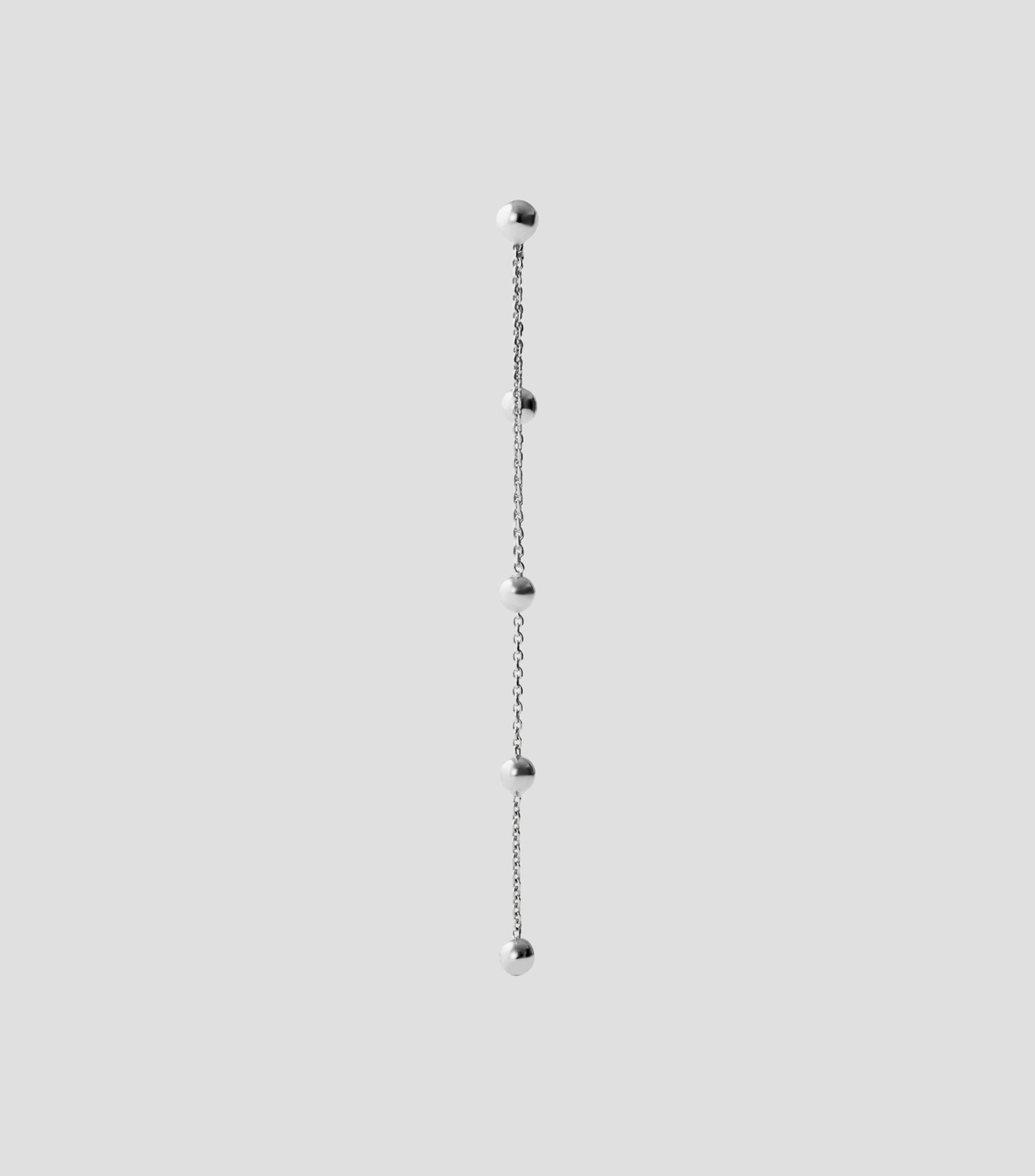 Pendiente individual en plata .925 Sphere Mujer
