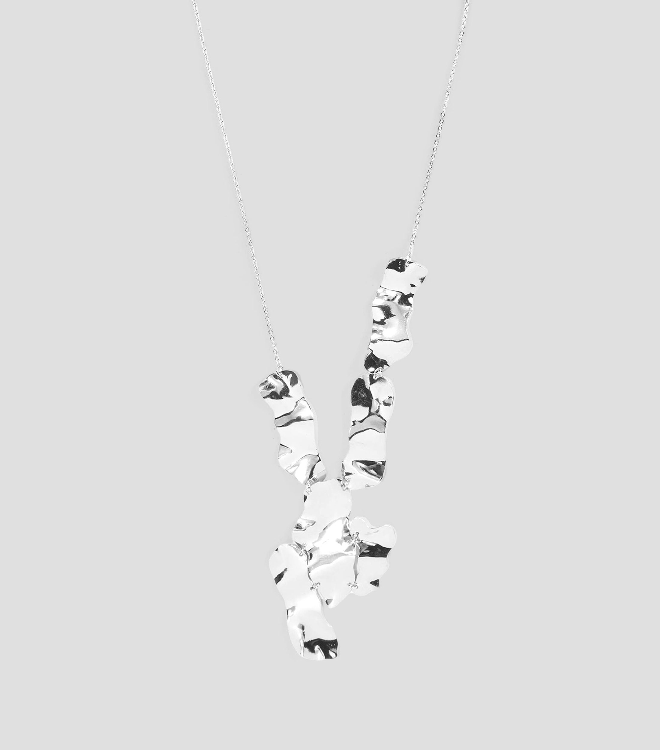 Collar en plata Tronco Corteza Mujer