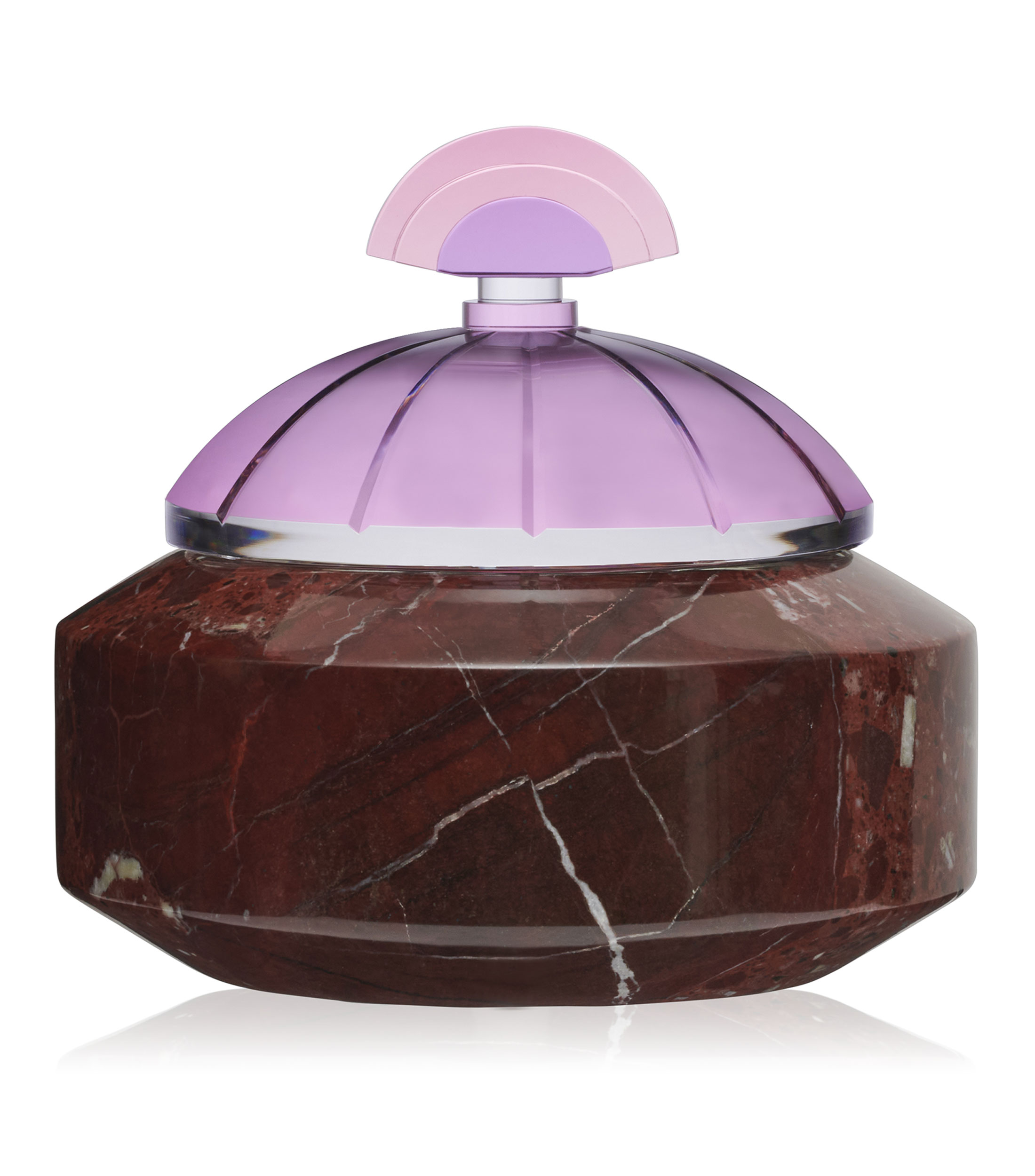 Bombonera Cherry en Cristal