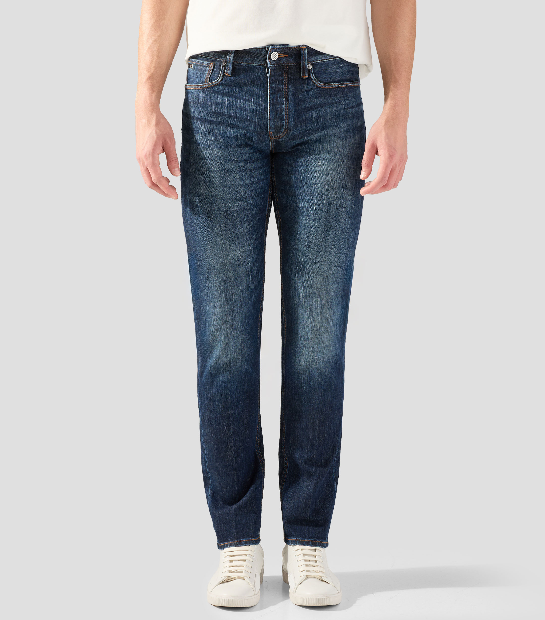 Jeans de corte slim Hombre