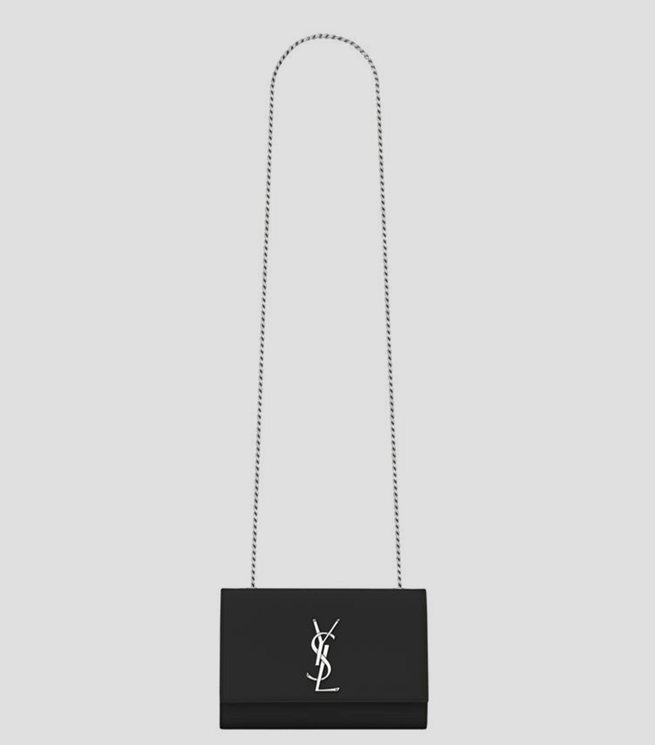 Bolsa mini crossbody negro en piel Kate granulado Mujer