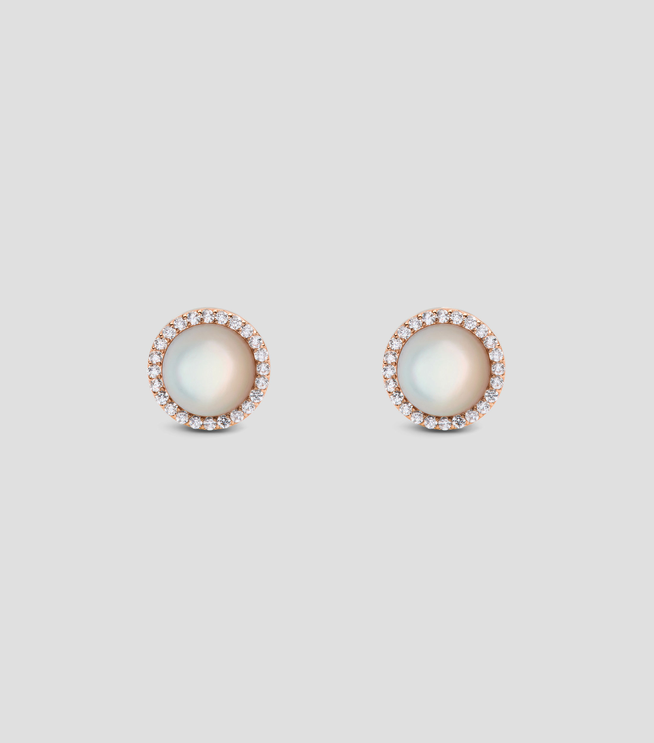 Aretes con madreperla Mujer