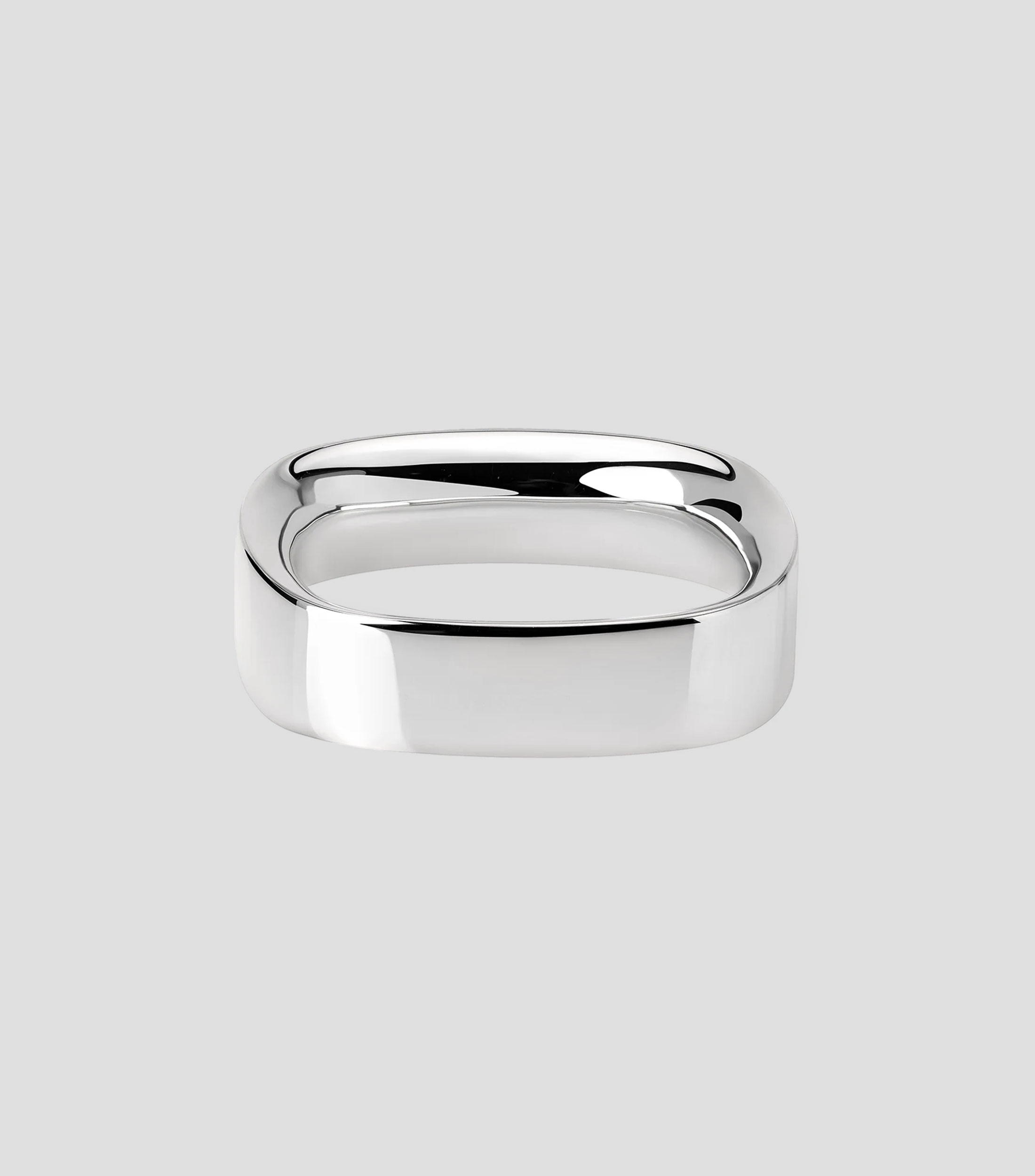 Anillo en Plata Orbital Hombre