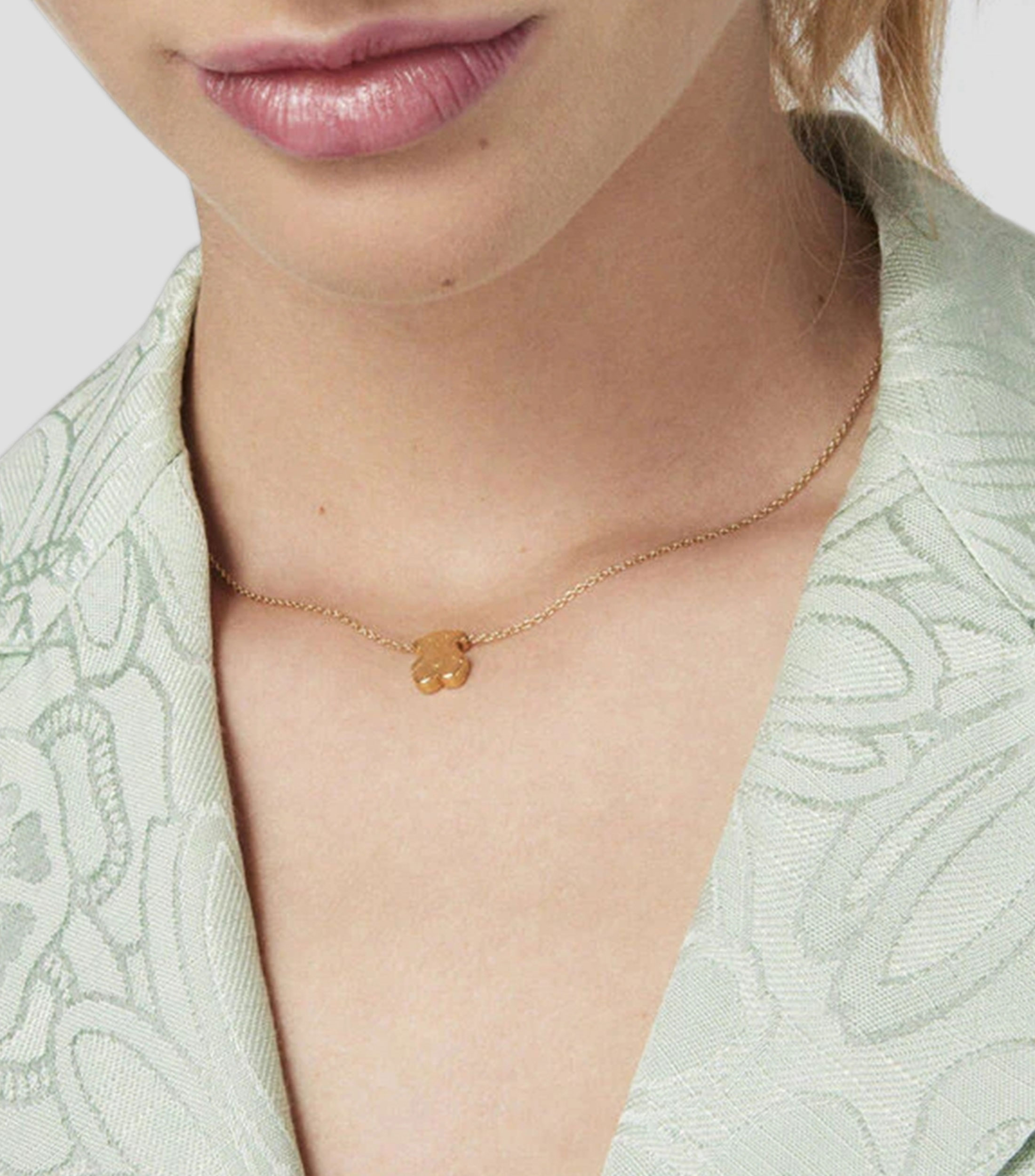 Dije con cadena en oro amarillo de 18 Kts Sweet Dolls Mujer