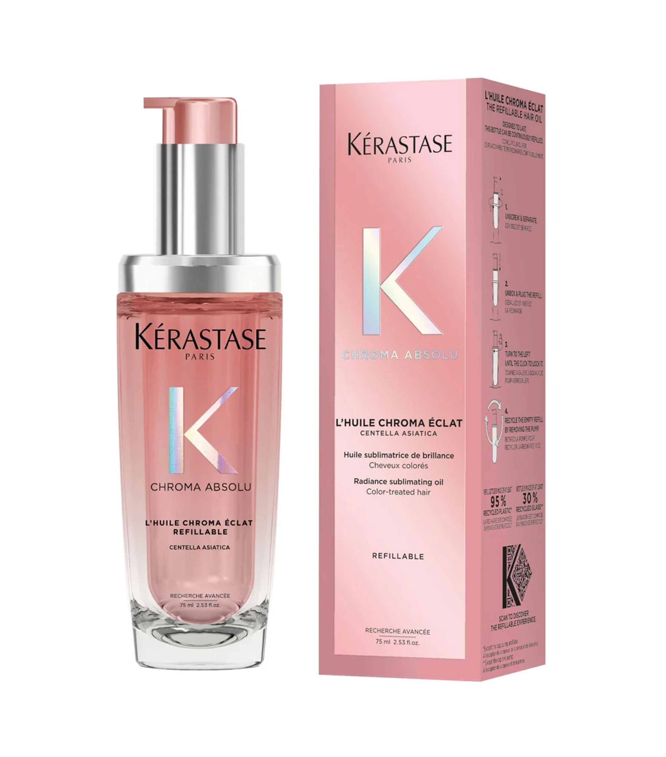Aceite Capilar para Cabello Tenido, 75 ml