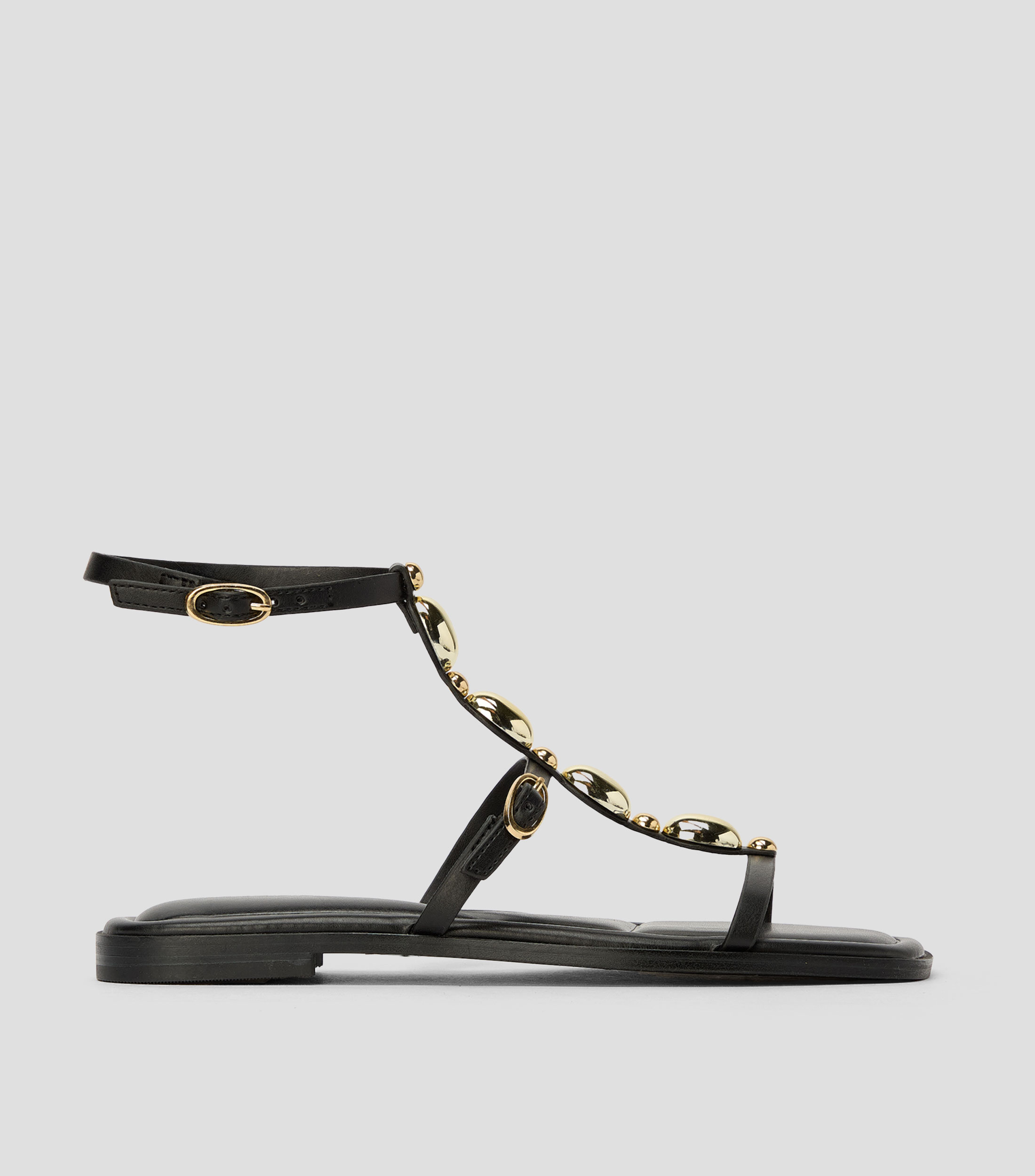 Sandalias casuales planas lisas Mujer