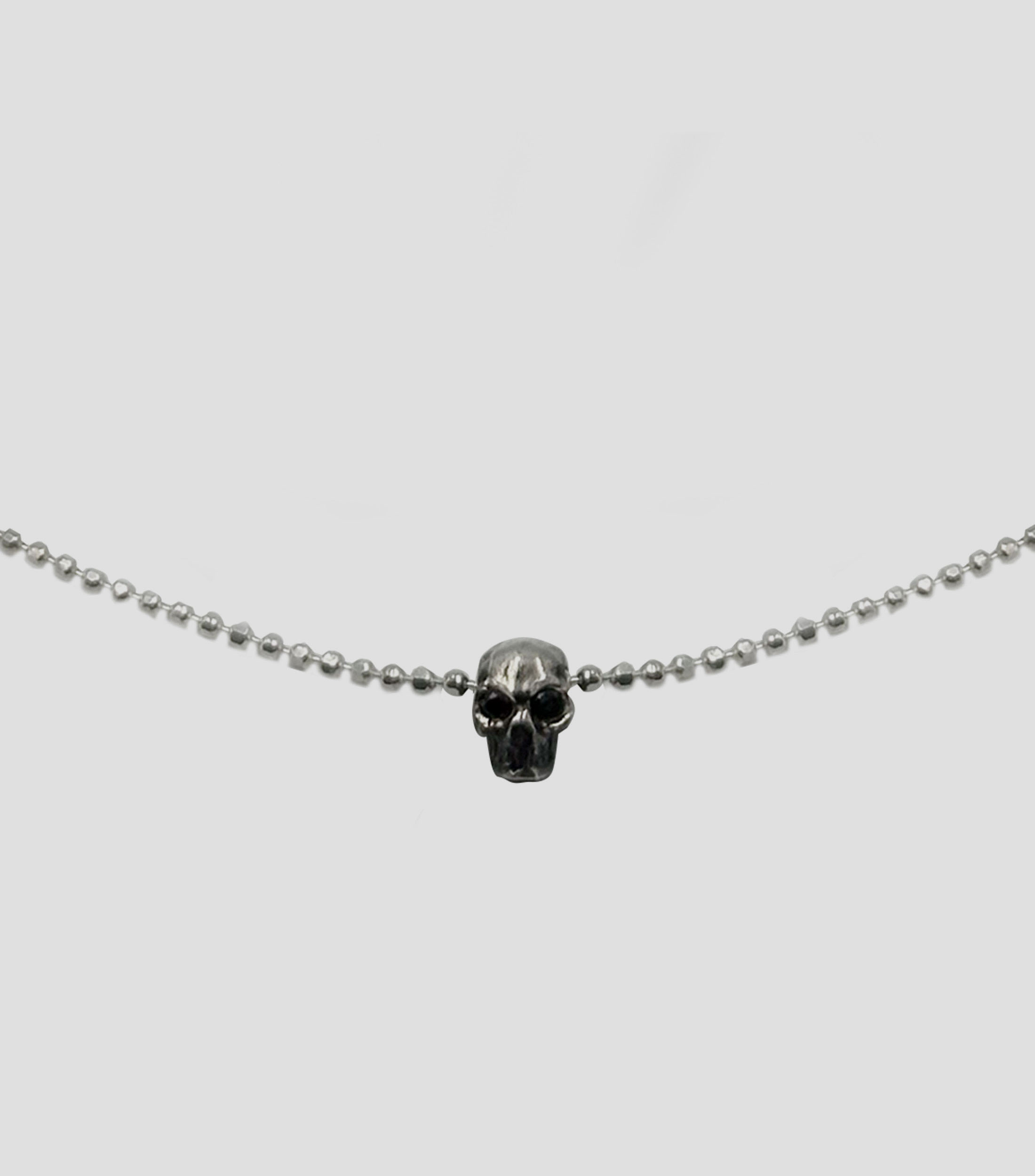 Collar en plata .925 con Calavera Unisex