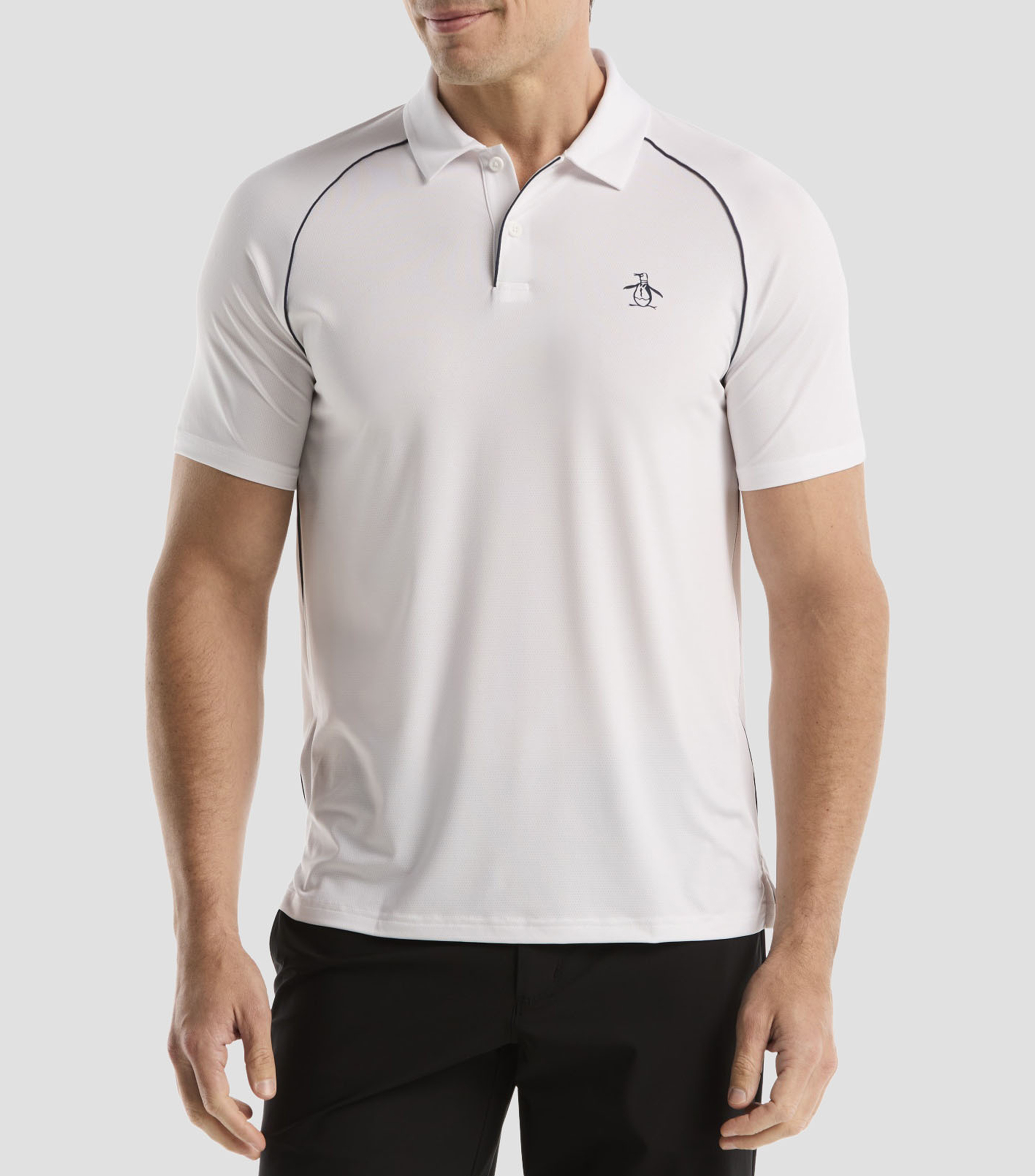 Playera tipo polo para pádel manga corta lisa Hombre