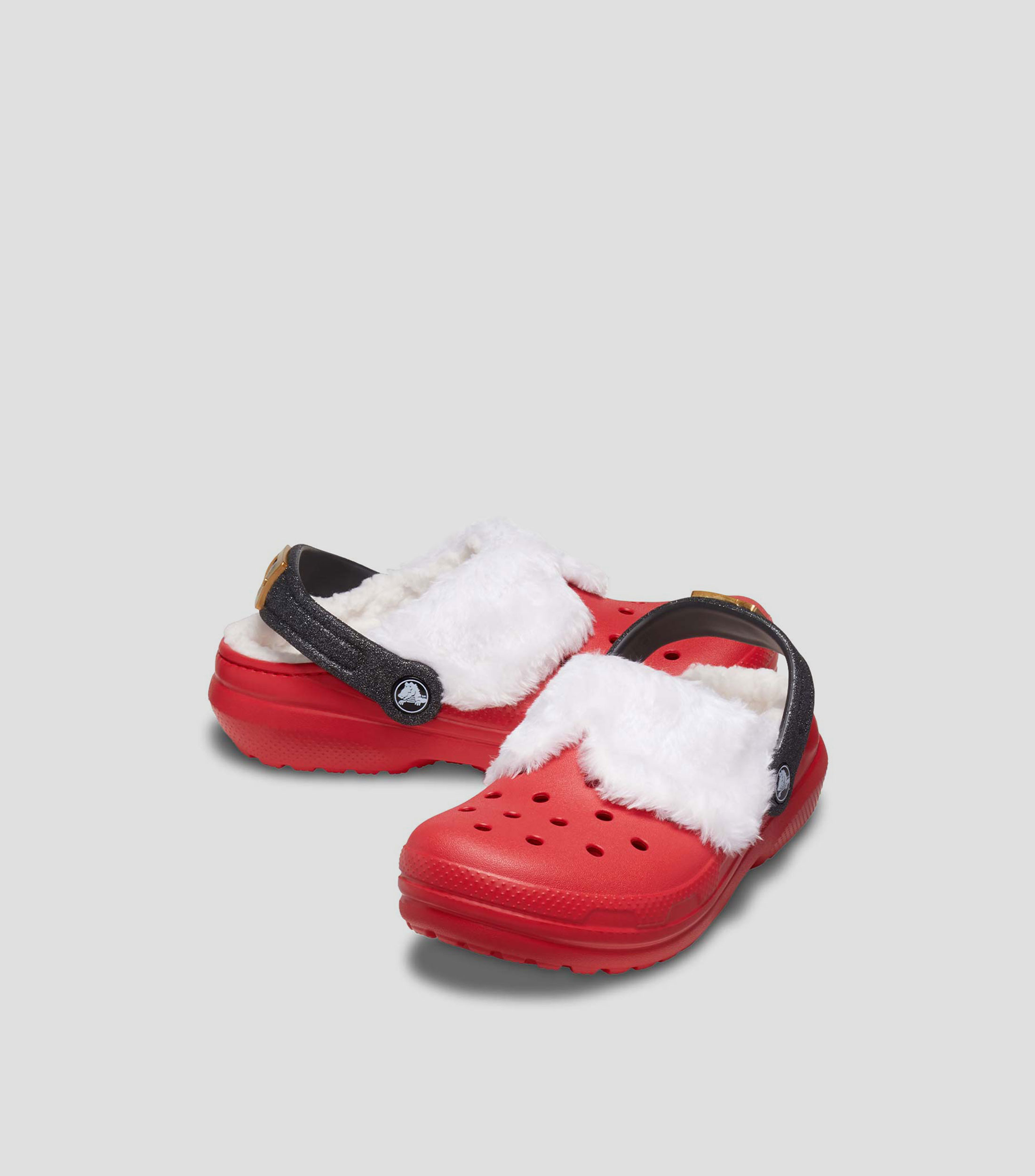 Sandalias Classic Clog Lined Santa Claus Niños