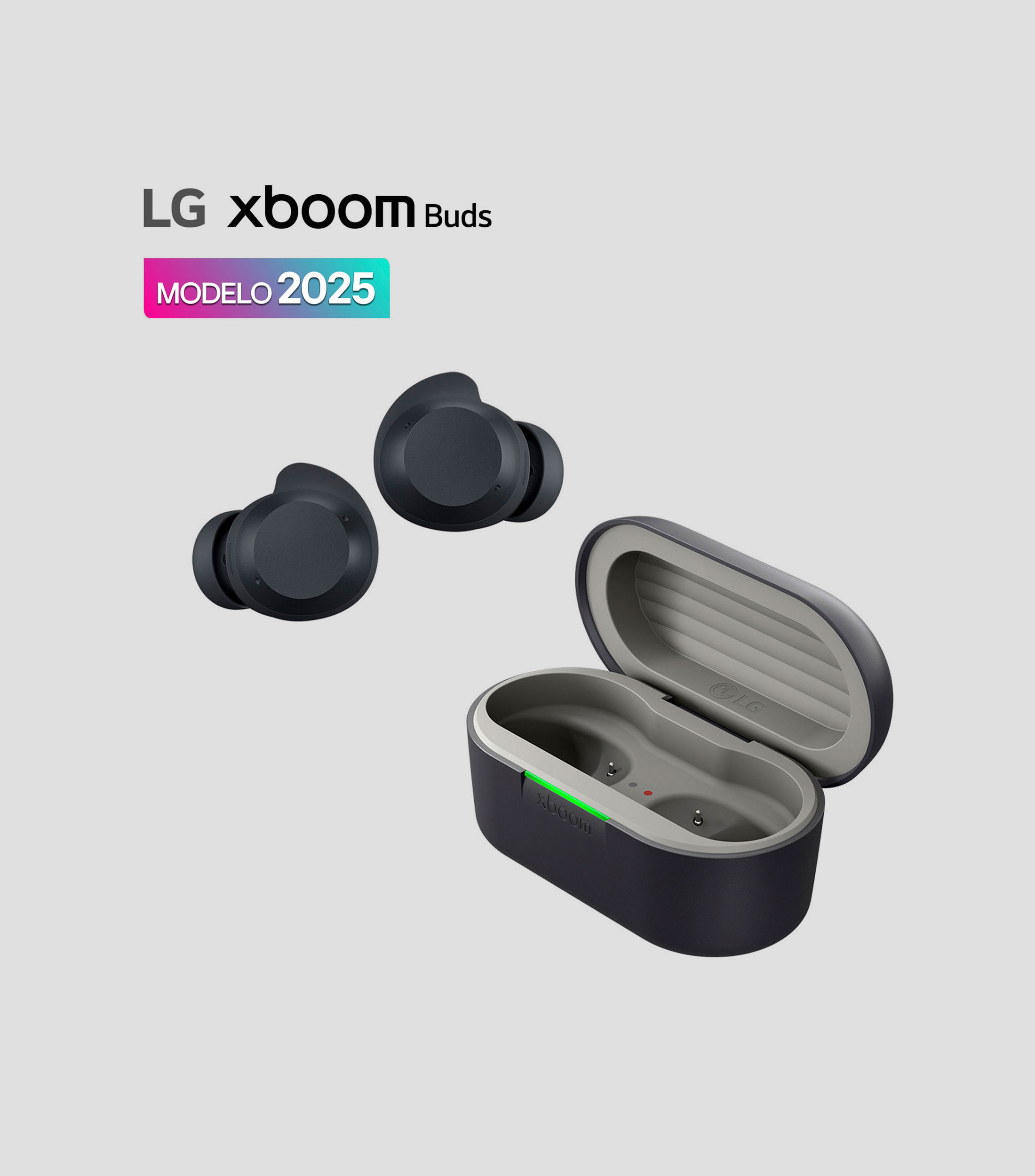 Audífonos Bluetooth LG xboom Buds by will.i.am con cancelación de Ruido Avanzada