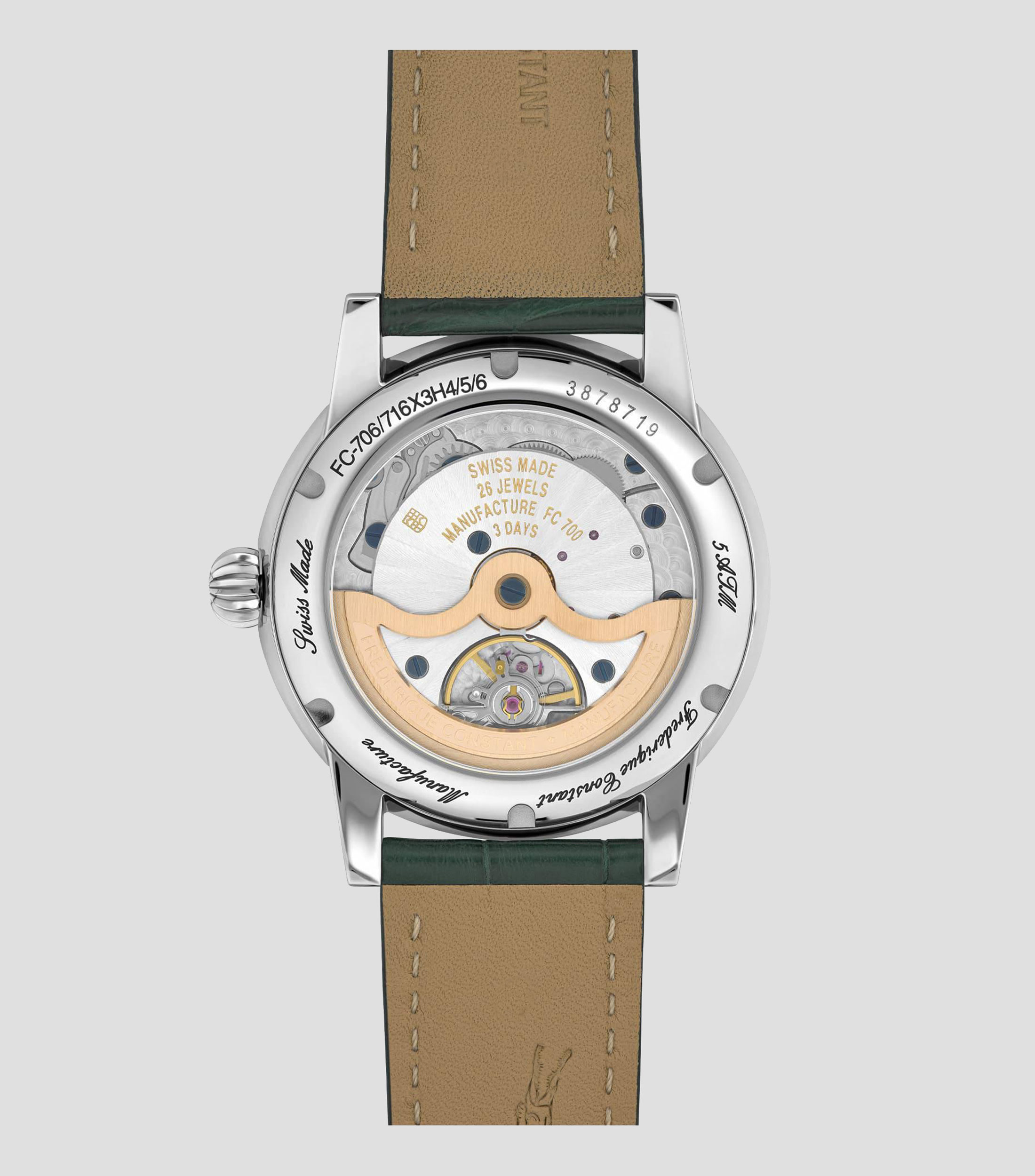 Reloj para Hombre Manufacture Classic Moonphase Date, plateado