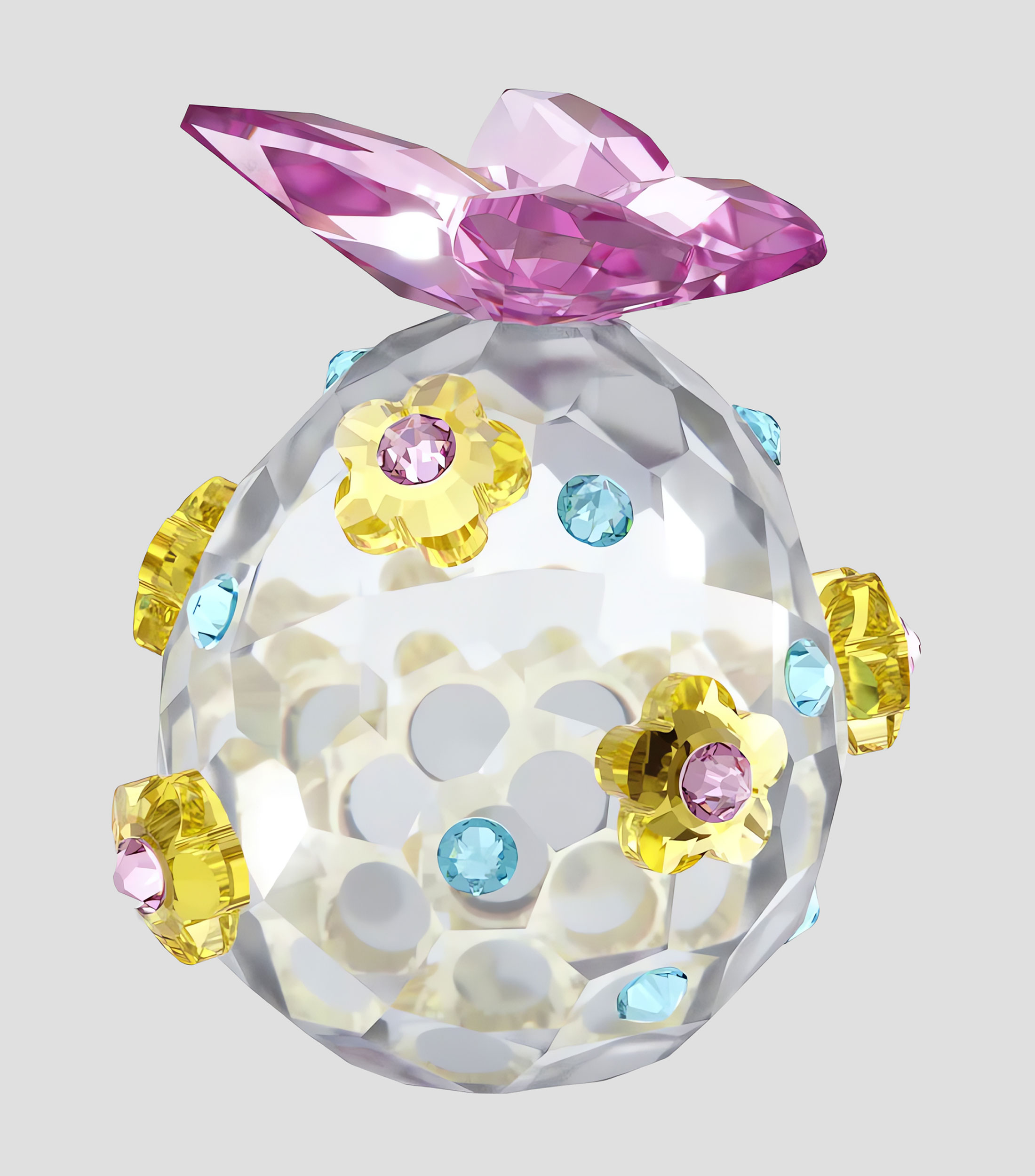 Figura Decorativa Huevo Edición Anual 2026 en Cristal