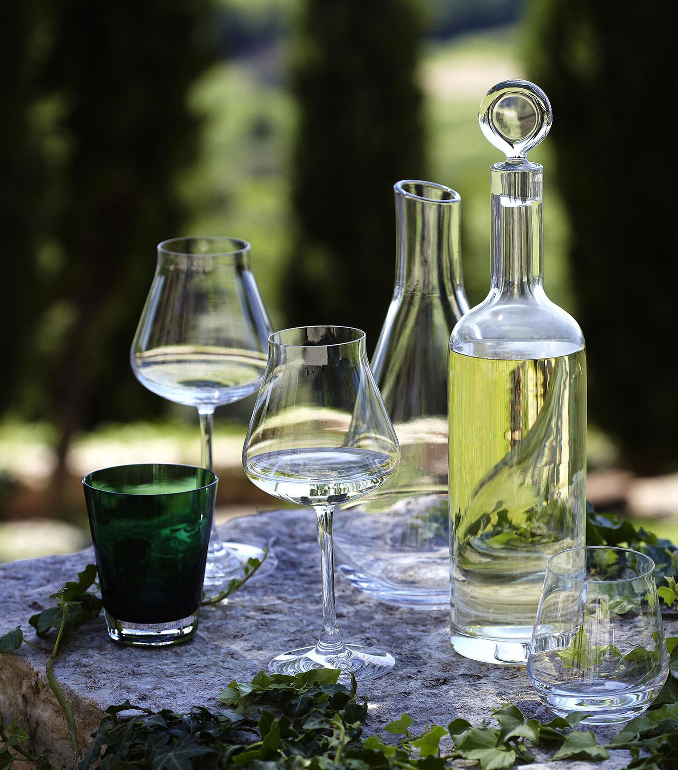Set de 2 copas para vino tinto Chateau en cristal