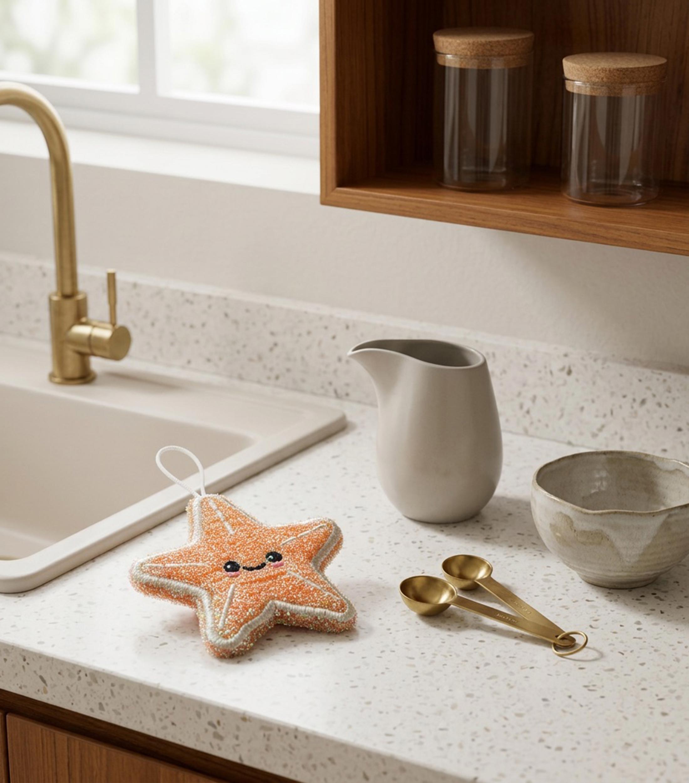 Set de 2 esponjas para trastes Estrella
