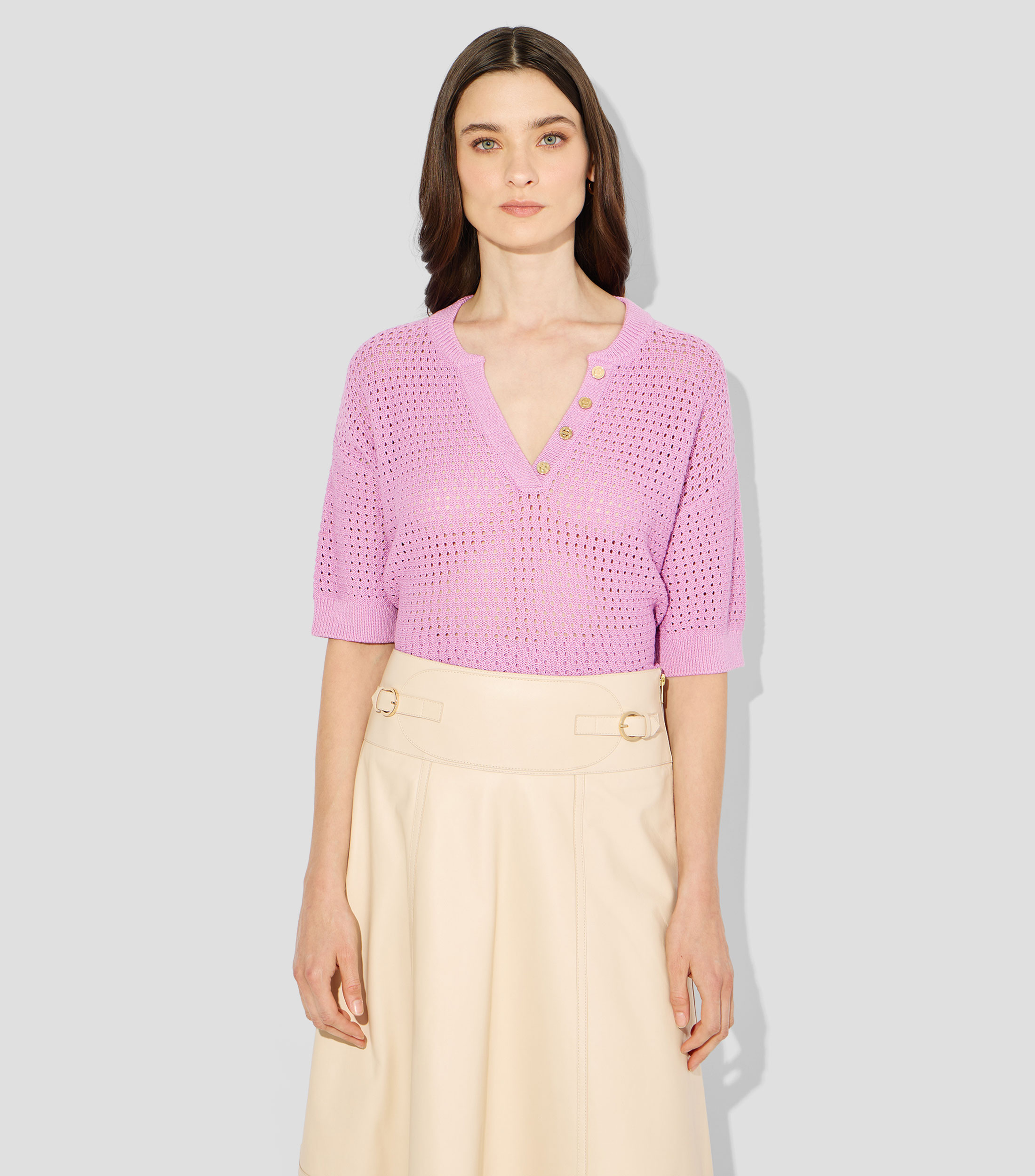 Suéter de cuello redondo Mujer