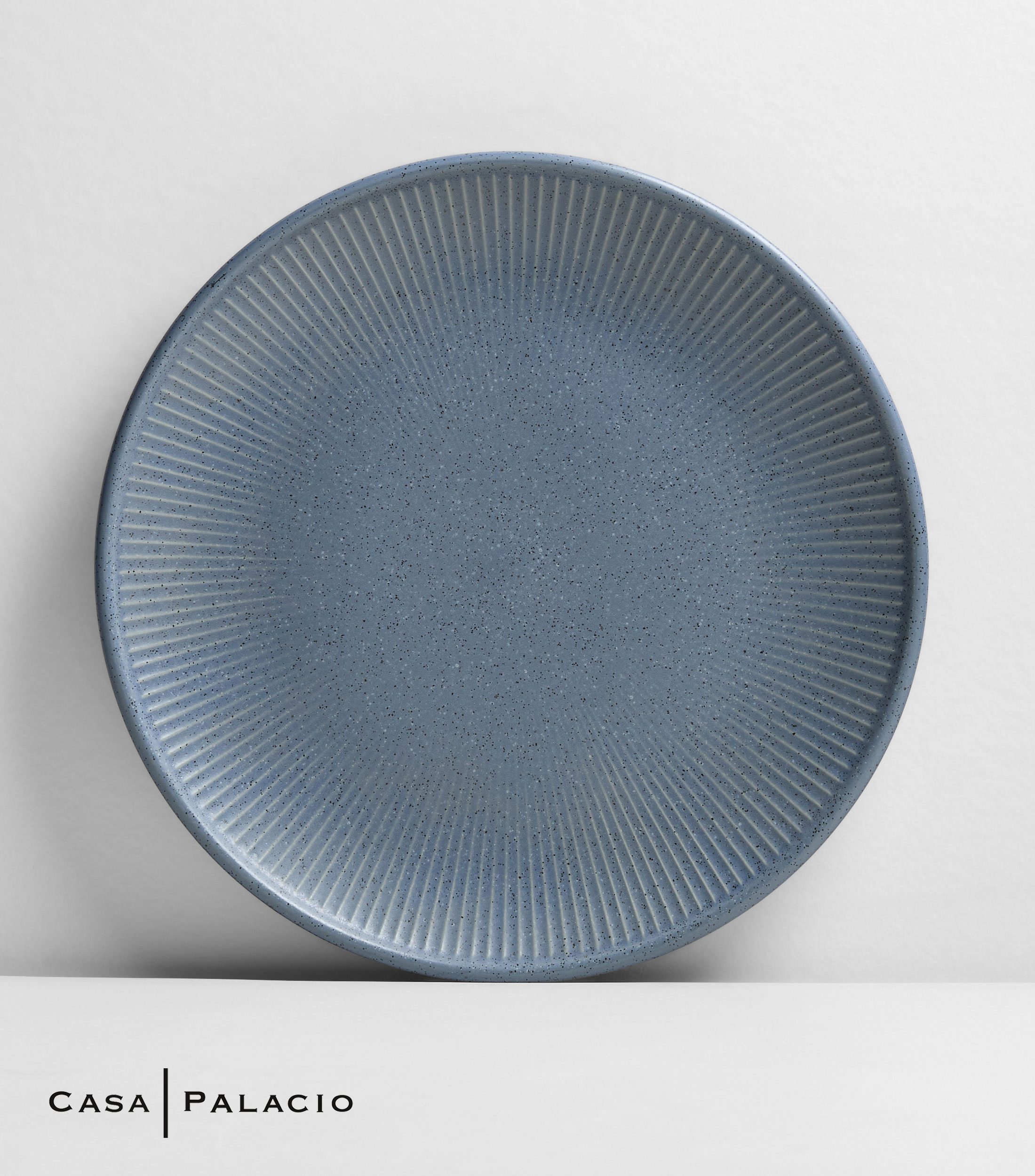 Plato Trinche Clay Sky Azul