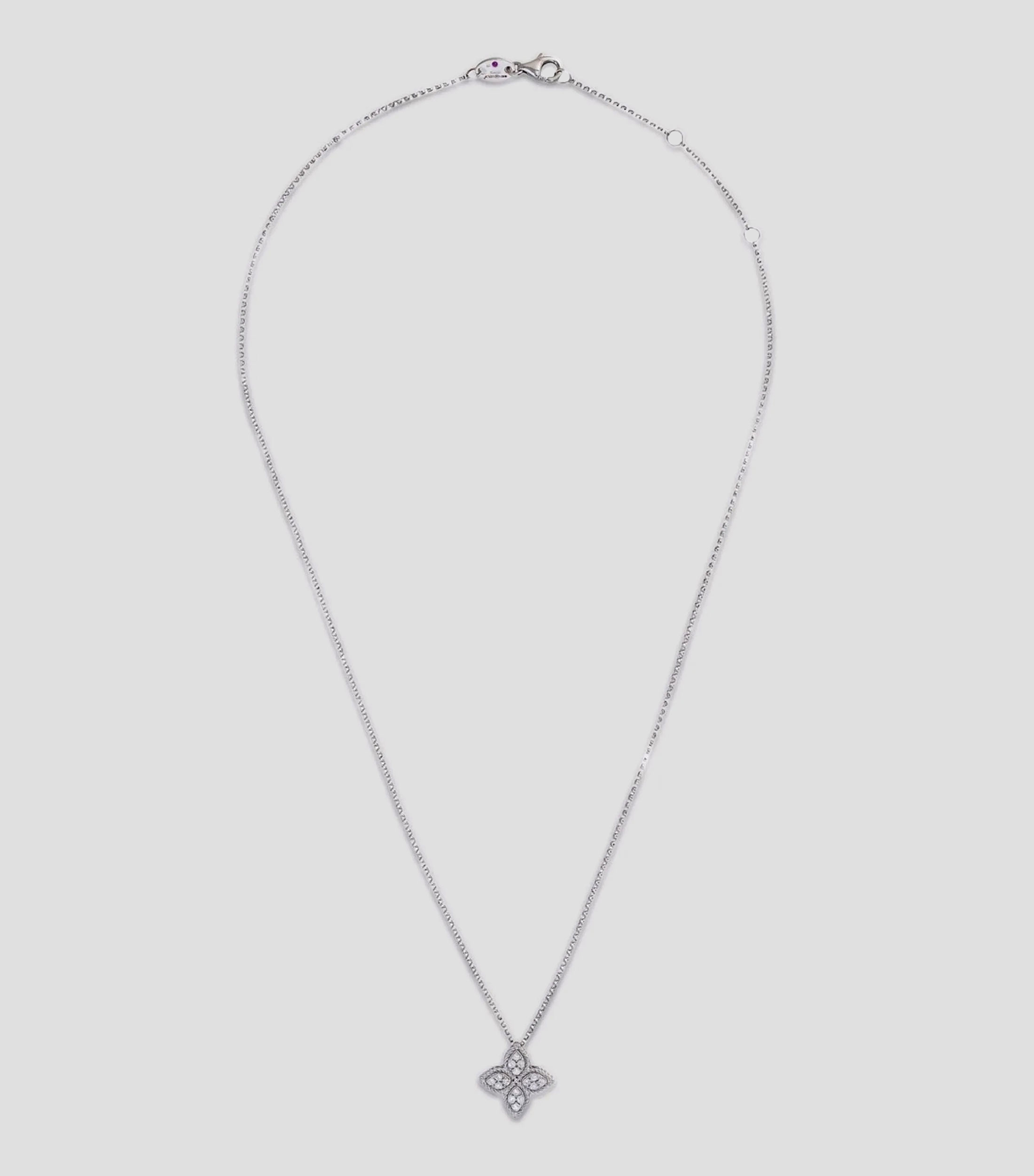 Collar en Oro de 18 kilates con piedras Mujer