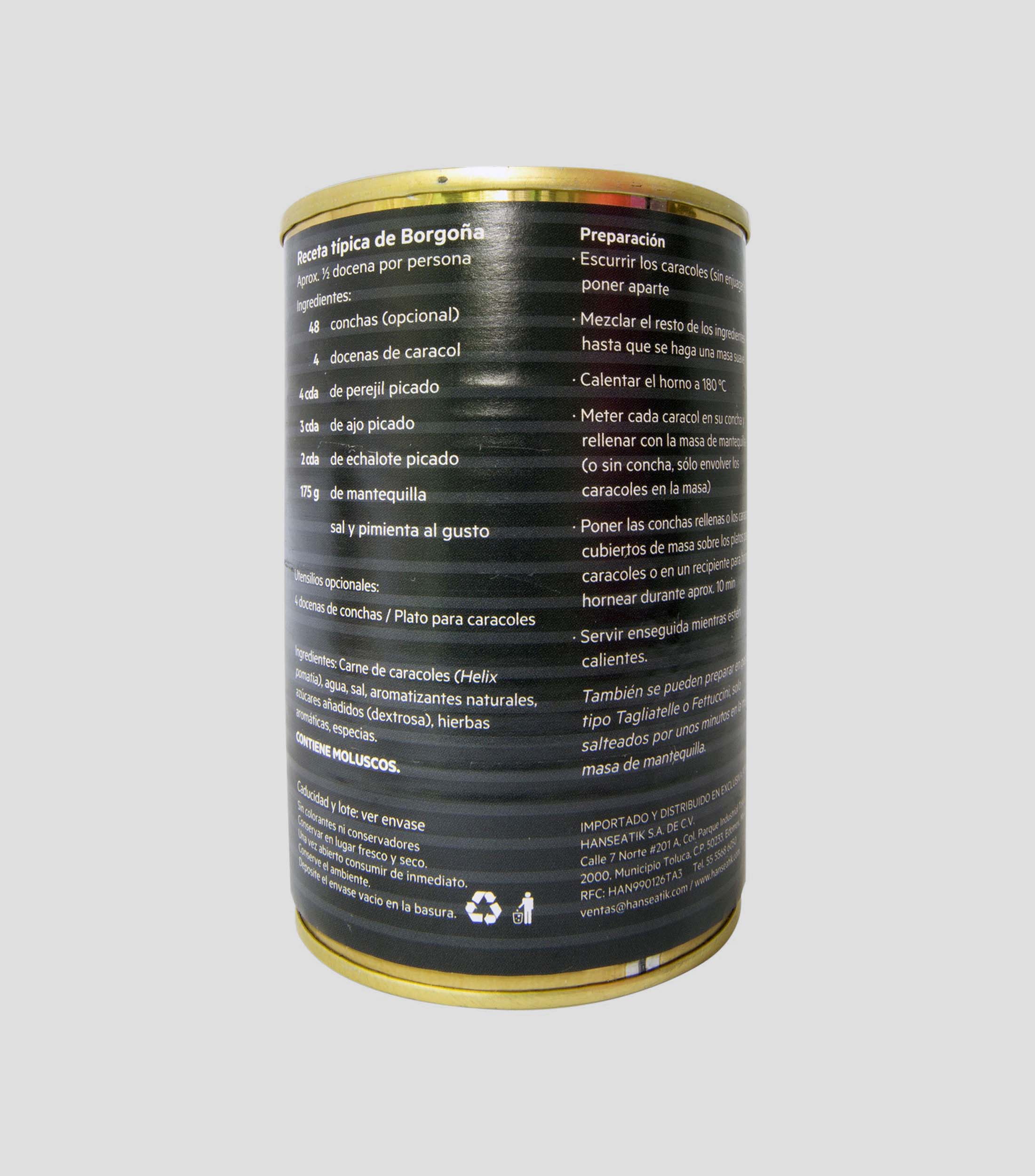 Caracoles Silvestres de Borgoña 400 g