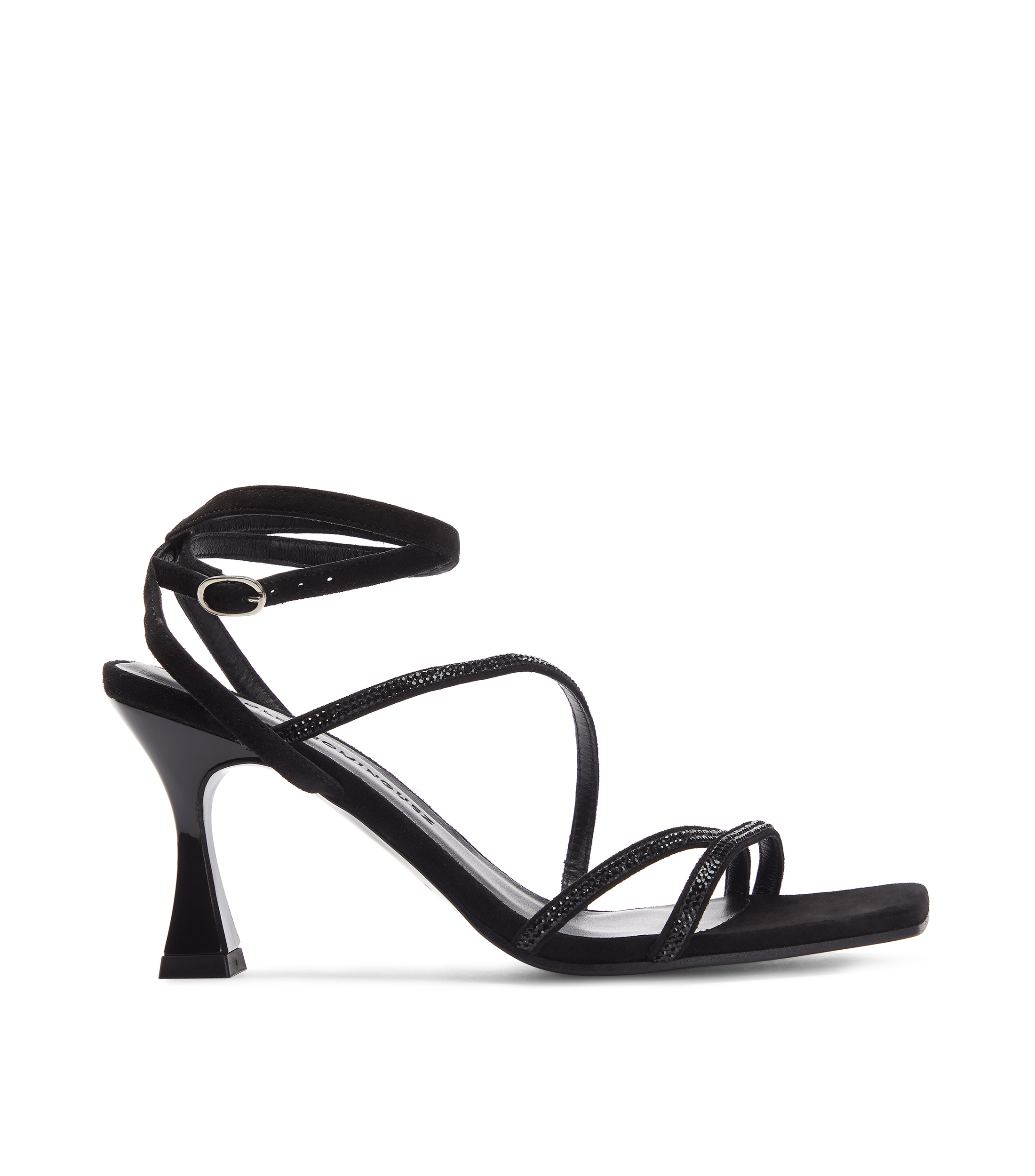 De Sandalia Adolfo Dominguez Con Tacón Cuadrado Color Carne