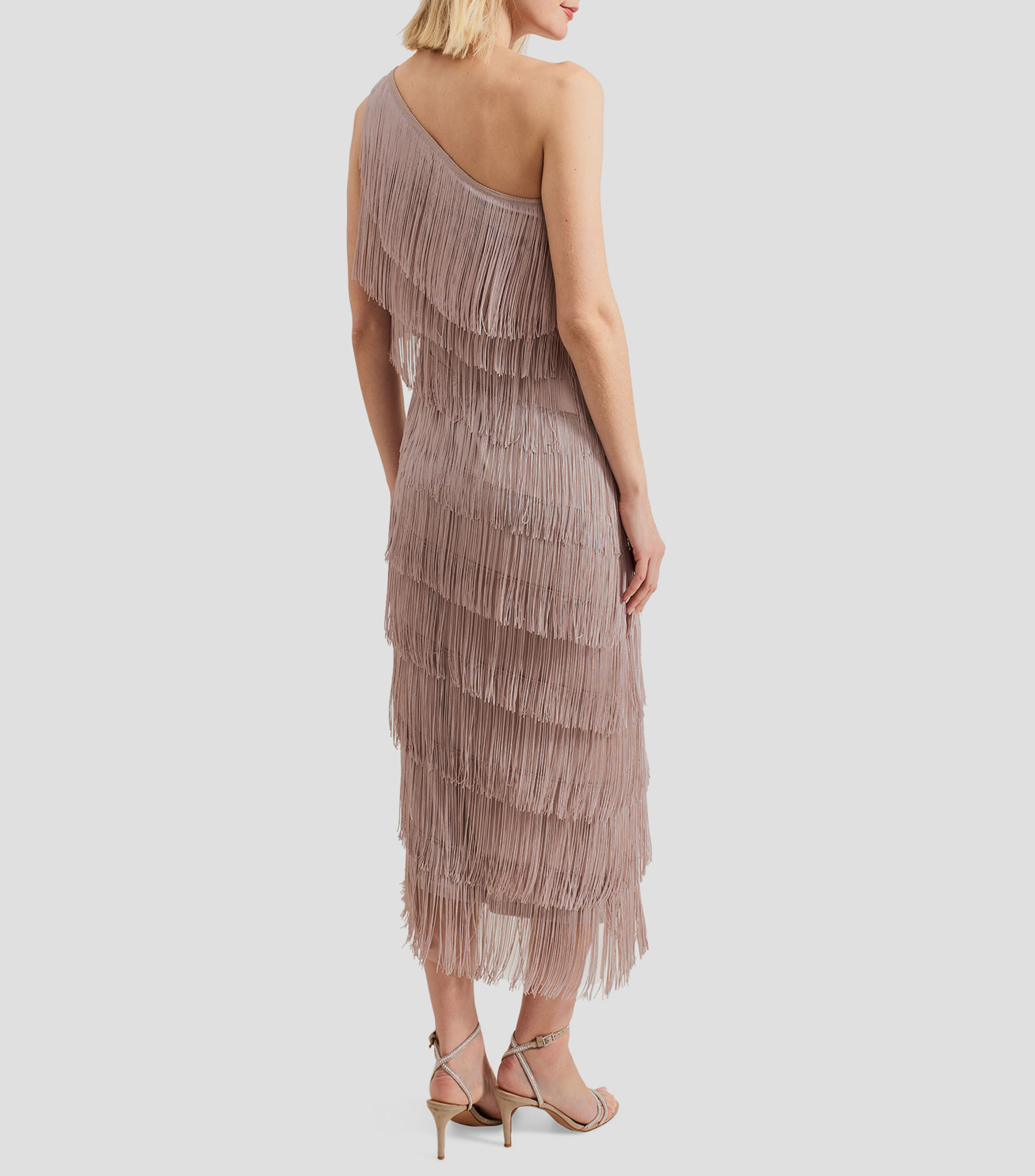Vestido Midi Amity Fringe Mujer
