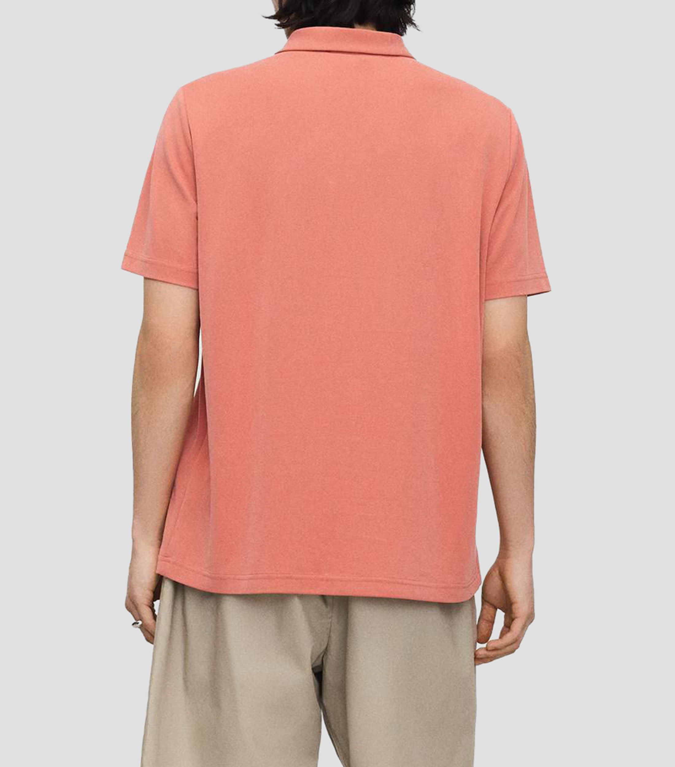 Playera Tipo Polo Manga Corta Lisa Hombre